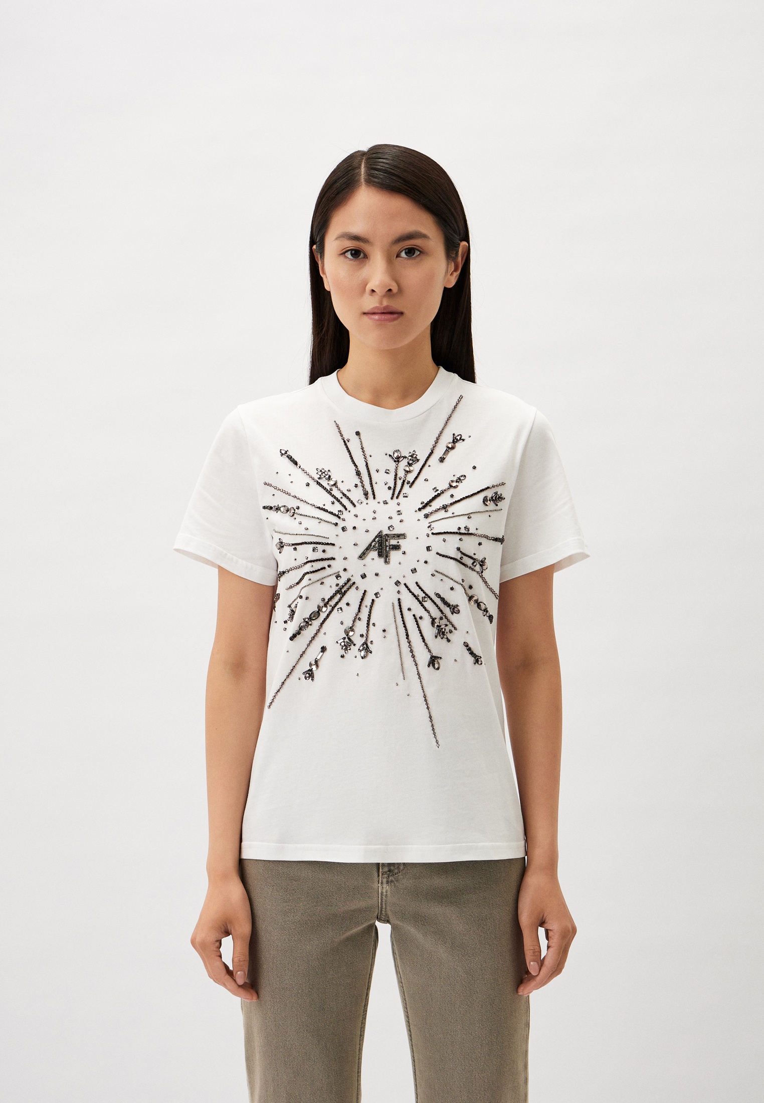 Футболка с коротким рукавом Alberta Ferretti 0703 5160
