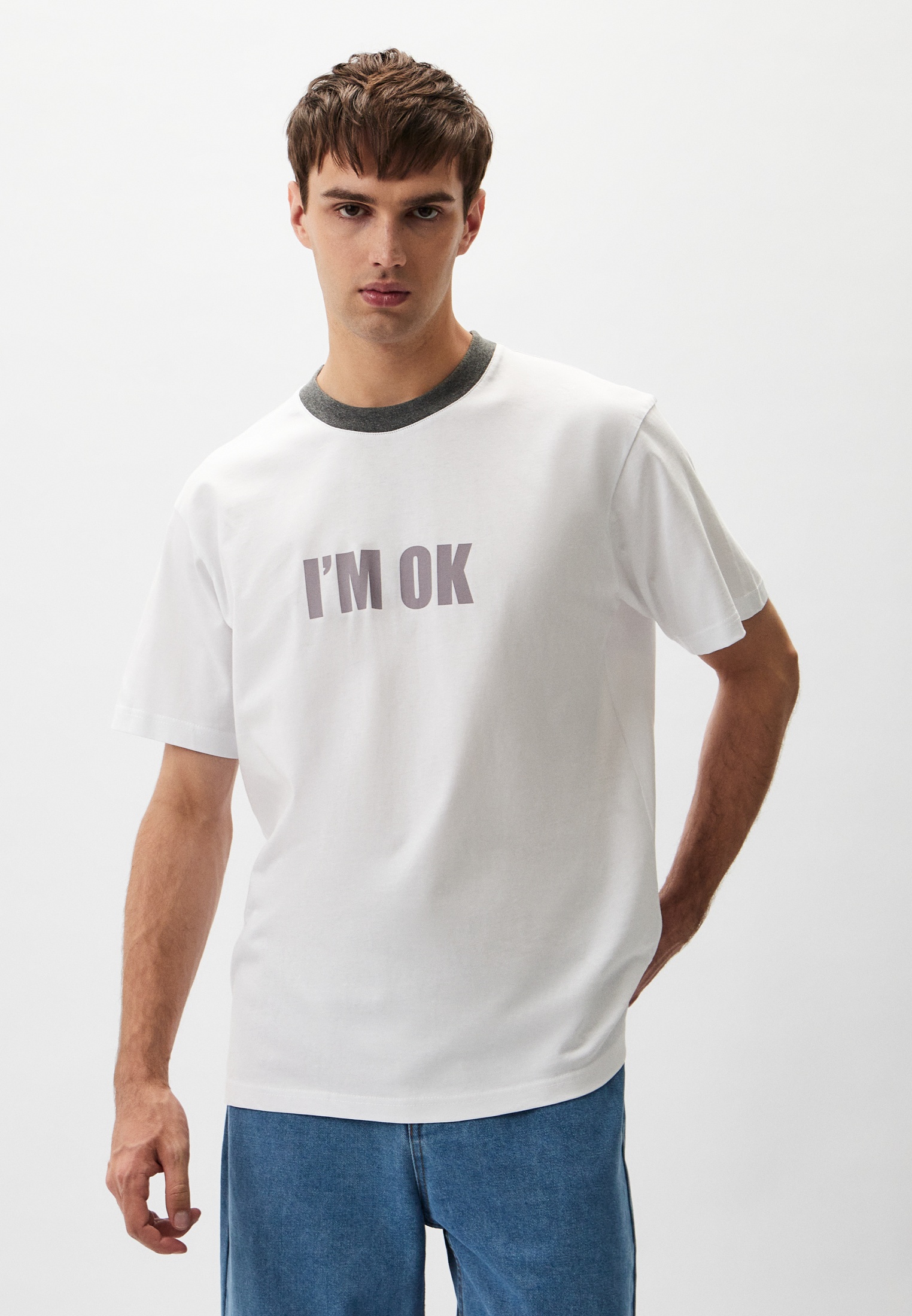 Футболка с коротким рукавом Mademan MMTS0254