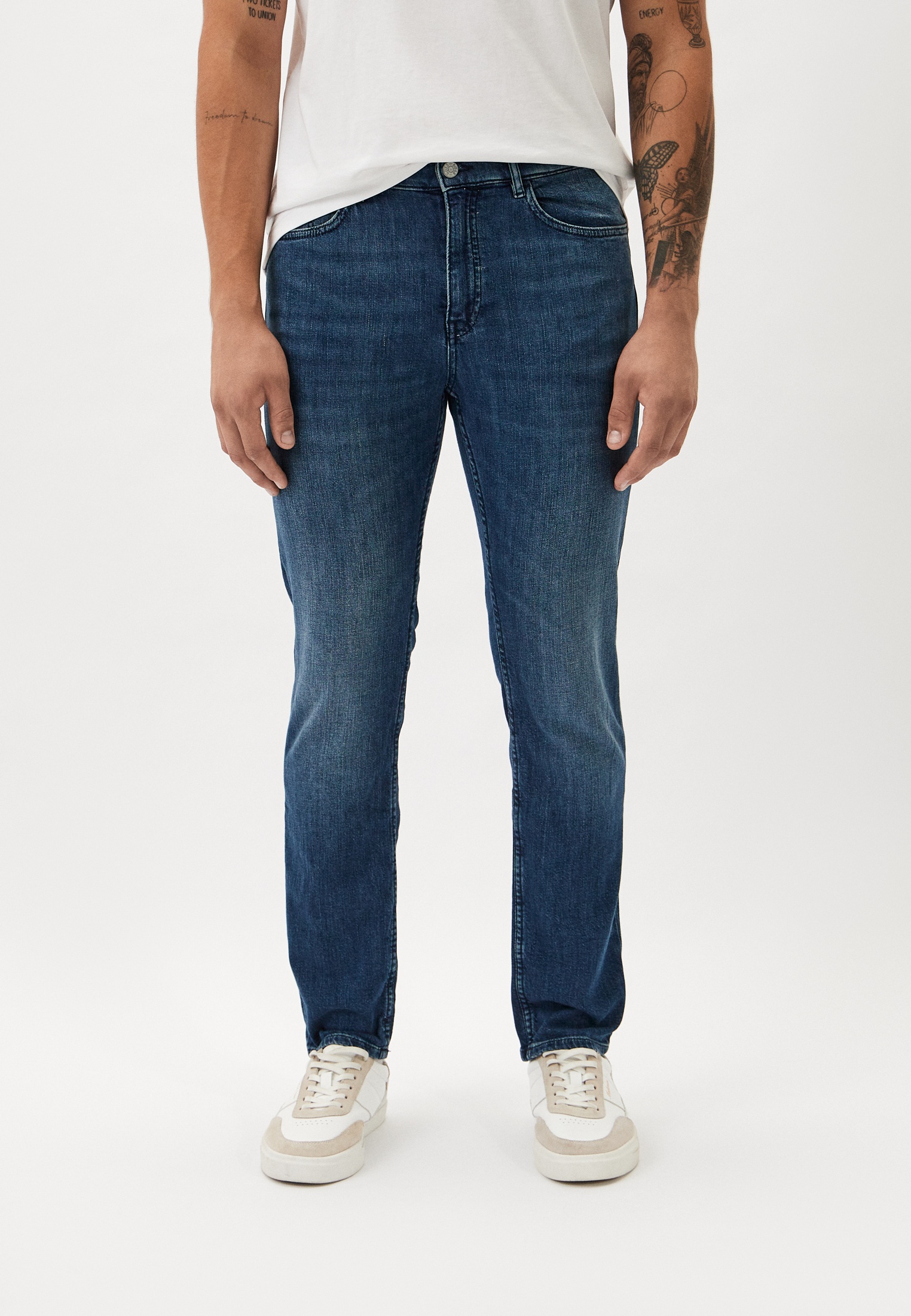 Мужские зауженные джинсы Boss (Босс) 50520526