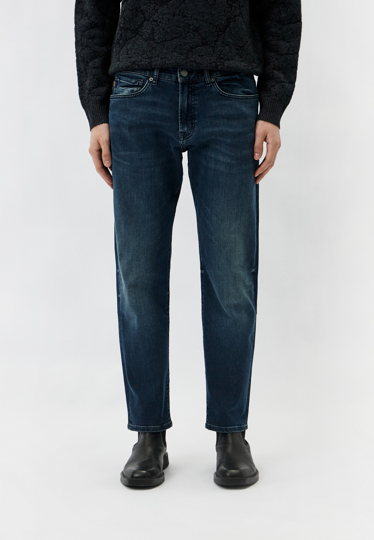 Мужские зауженные джинсы Boss (Босс) 50526946