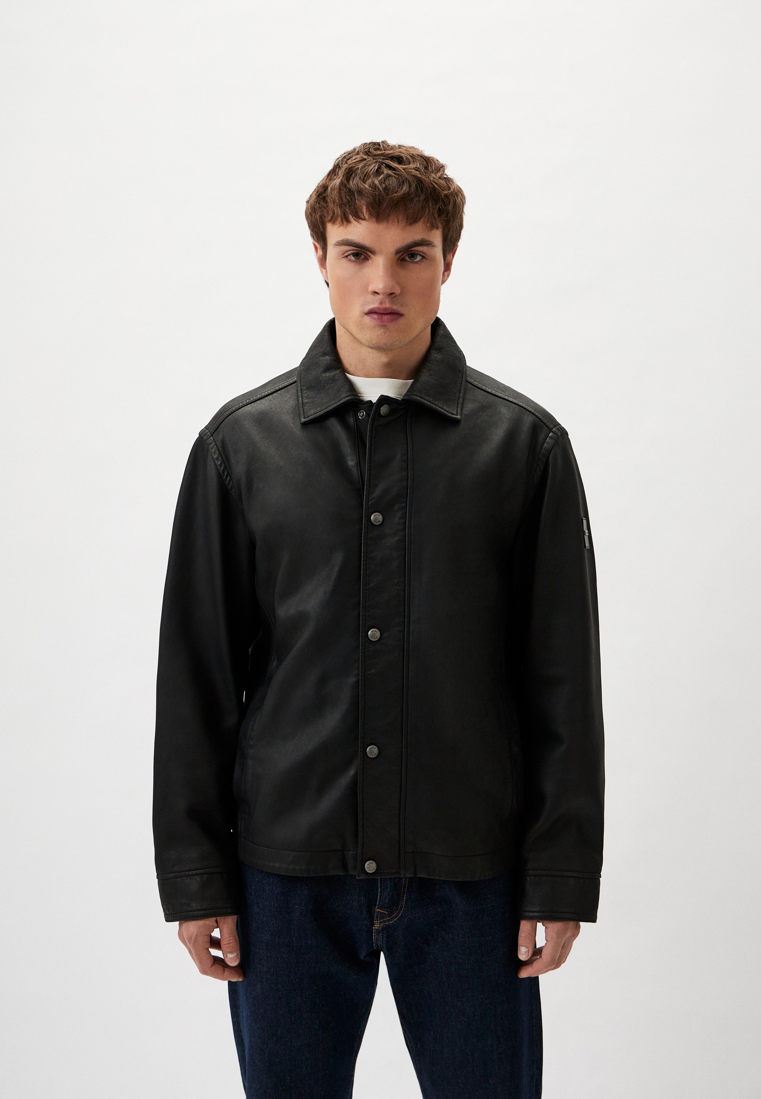 Кожаная куртка Boss (Босс) 50522241