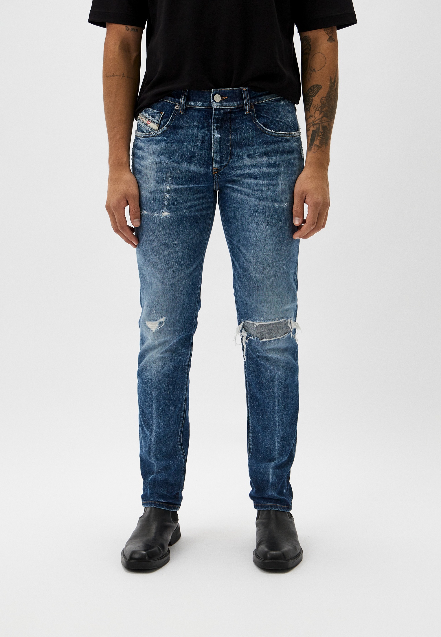 Мужские прямые джинсы Diesel (Дизель) A0355809G15