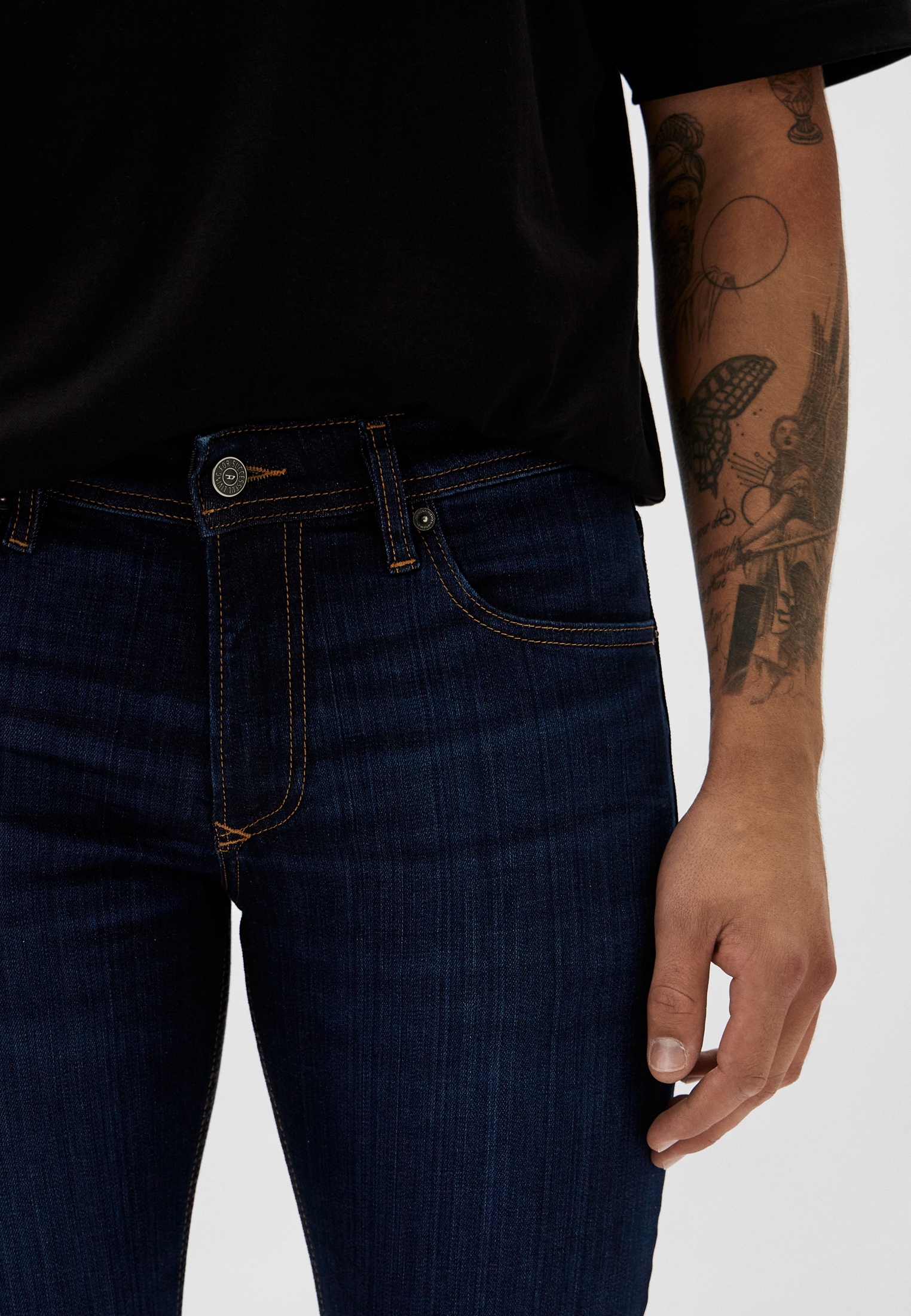 Мужские зауженные джинсы Diesel (Дизель) A035940ENAJ: изображение 4