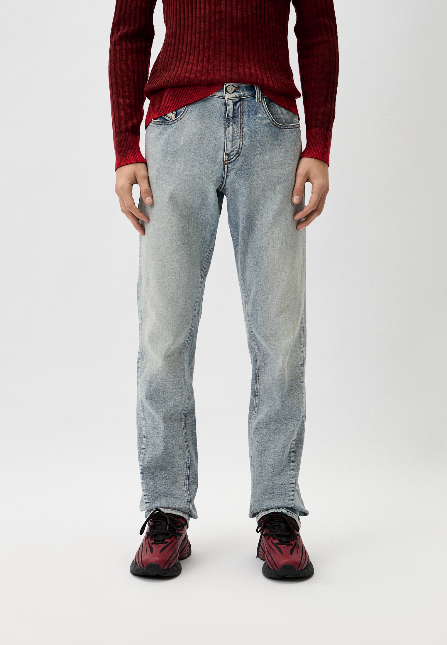 Мужские прямые джинсы Diesel (Дизель) A041449C08L