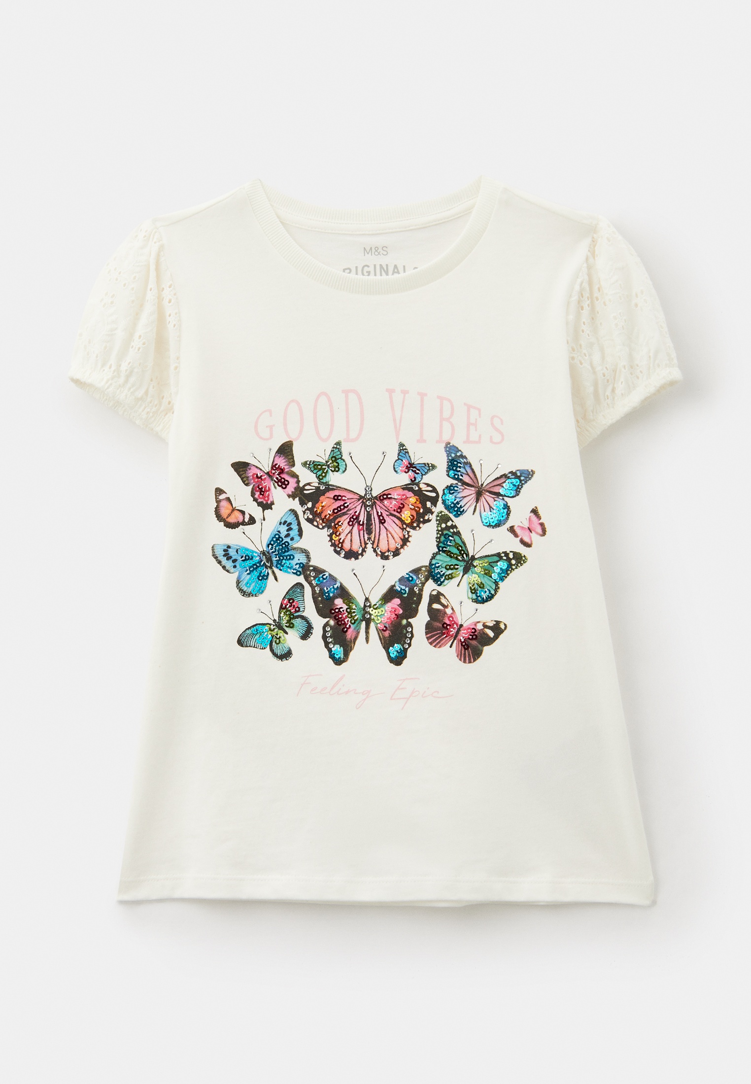 Футболка с коротким рукавом Marks & Spencer Футболка Marks & Spencer