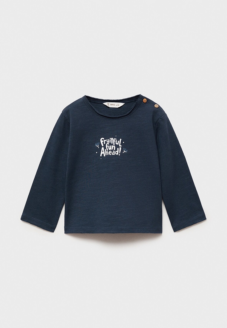 Футболка с длинным рукавом Mango Kids (Манго Кидс) Лонгслив Mango Kids
