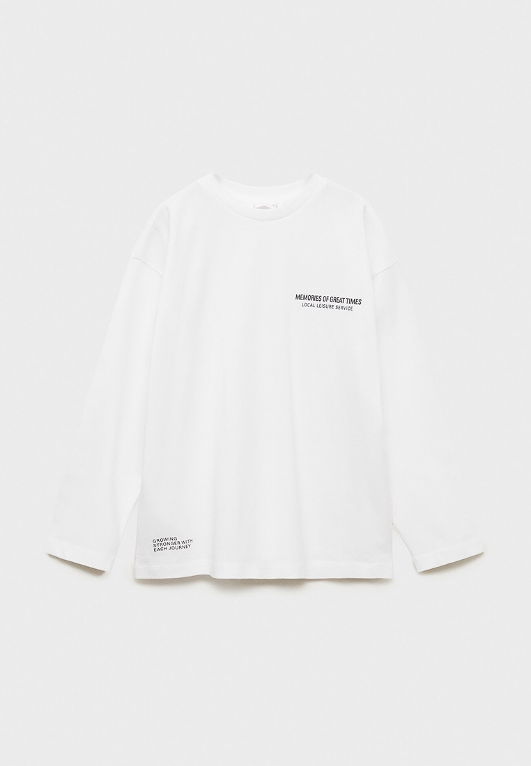 Футболка с длинным рукавом Mango Kids (Манго Кидс) Лонгслив Mango Kids