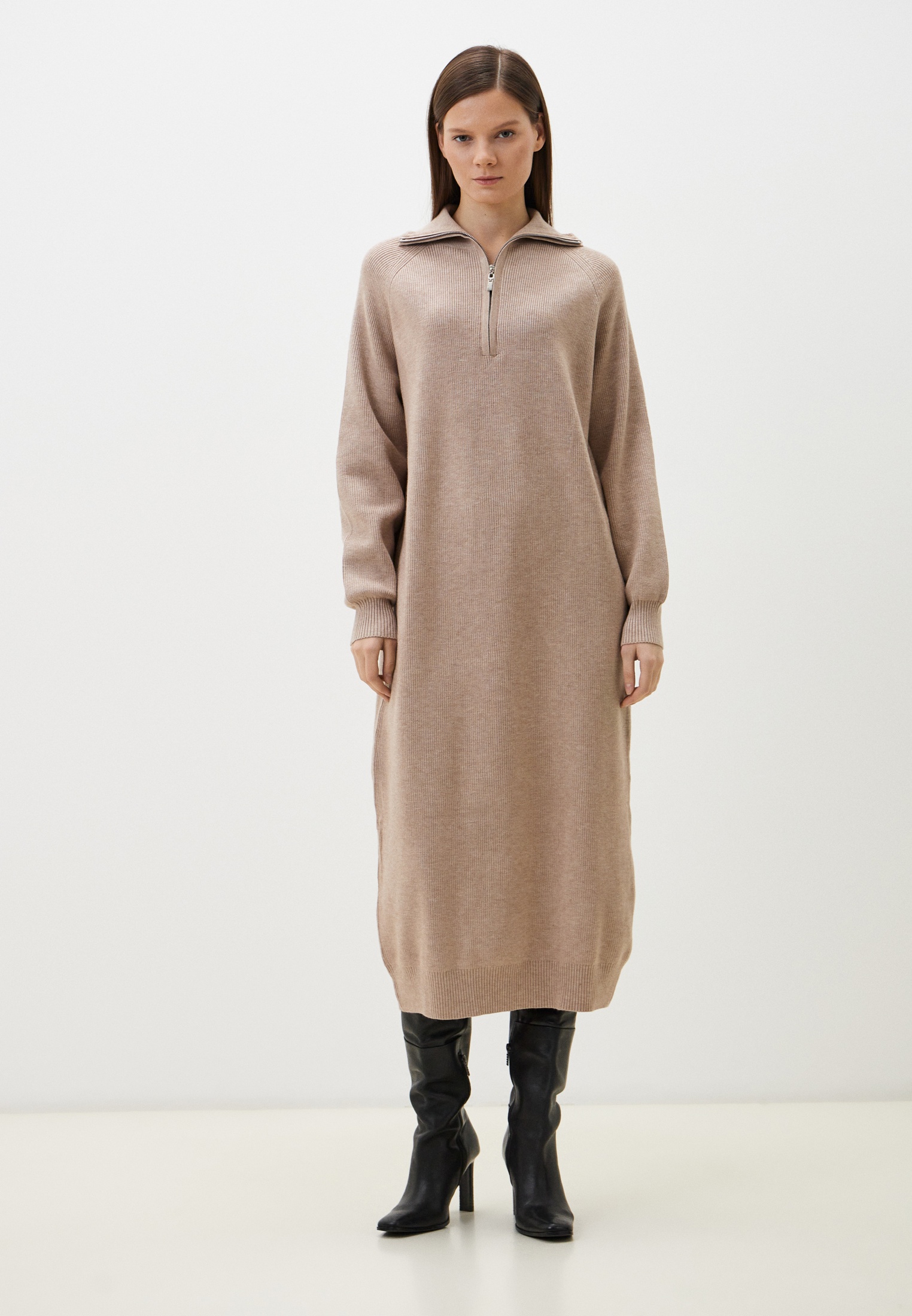 Вязаное платье Moda Sincera MS066