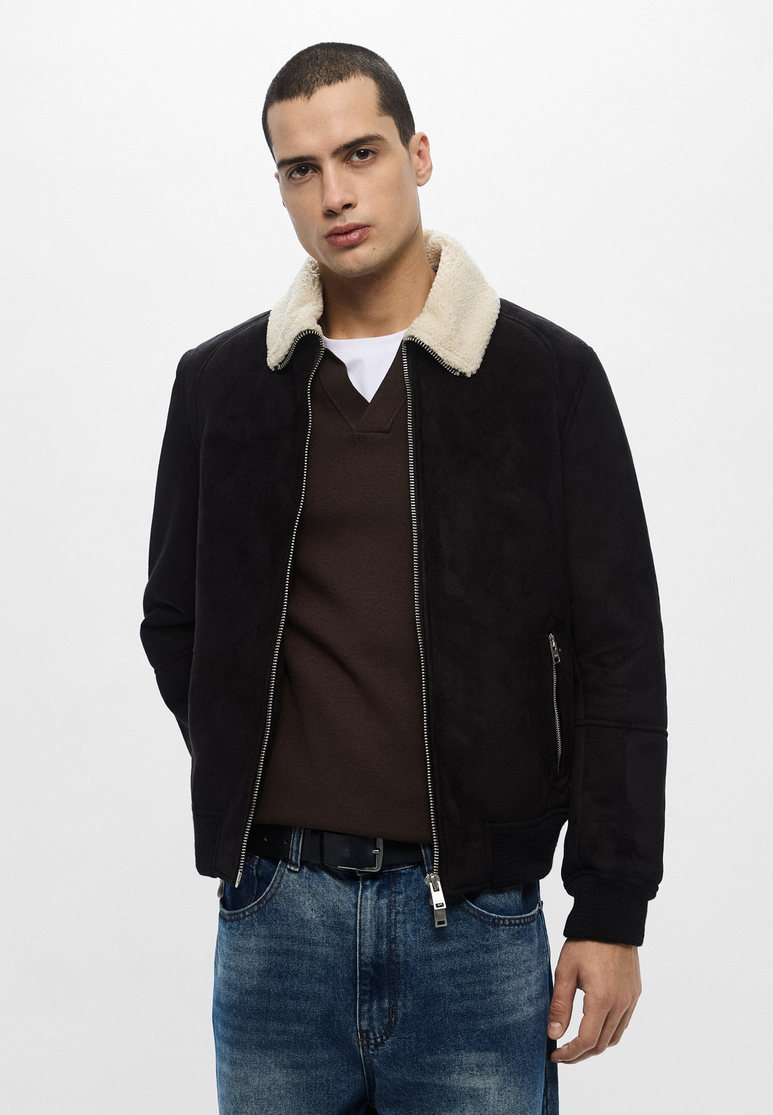 Кожаная куртка Liu Jo Uomo (Лиу Джо Уомо) QF4097E0925