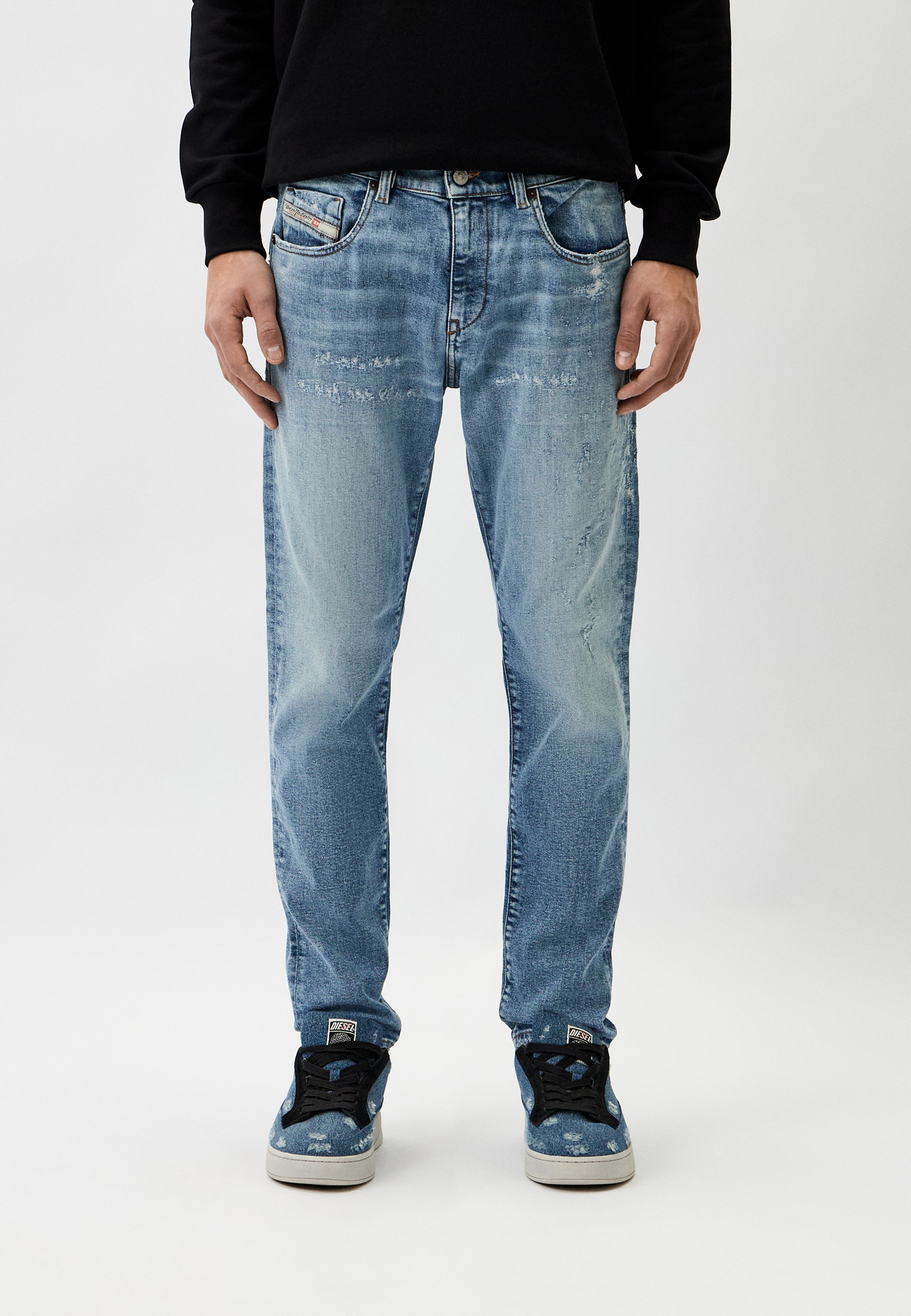 Мужские зауженные джинсы Diesel (Дизель) A0356209E73