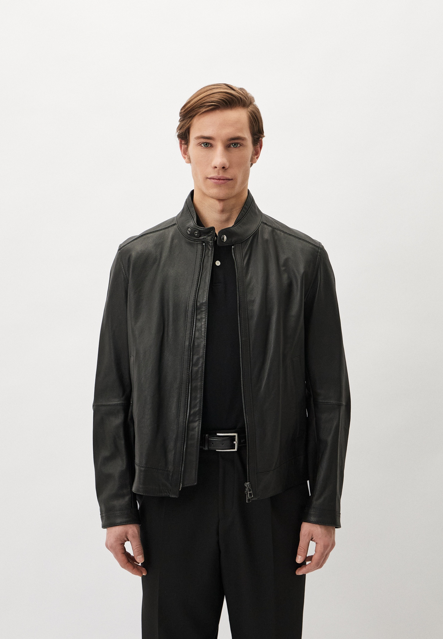 Кожаная куртка Boss (Босс) 50532475