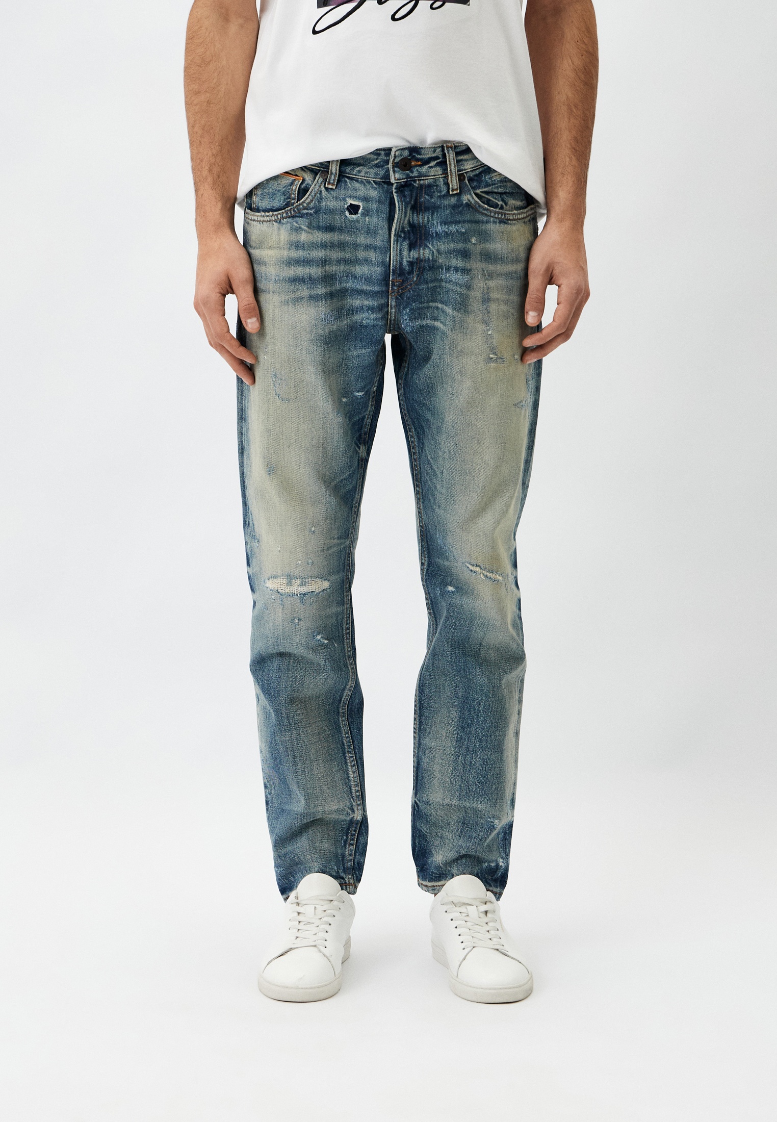 Мужские прямые джинсы Boss (Босс) 50532579