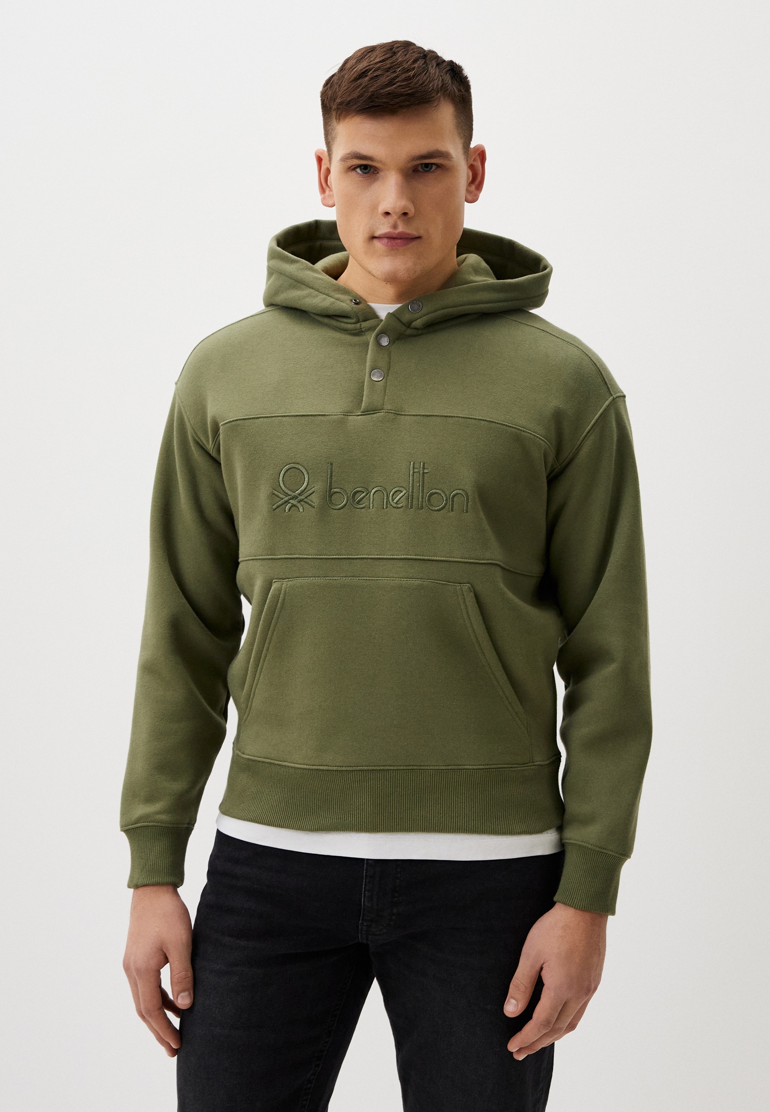 Мужские худи United Colors of Benetton (Юнайтед Колорс оф Бенеттон) Худи United Colors of Benetton