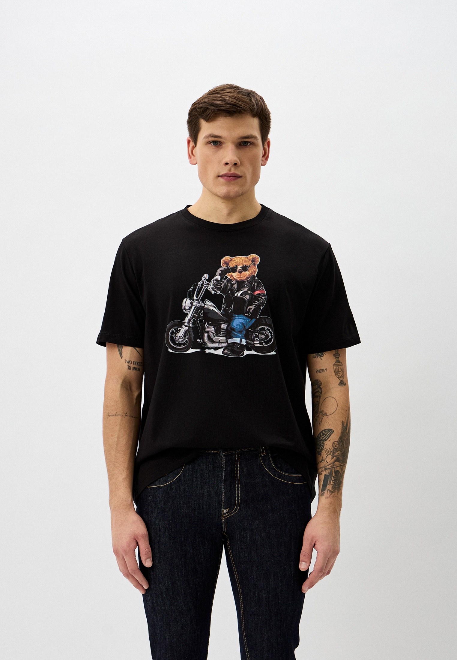 Футболка Bisibiglio TEDD  MOTO BLACK