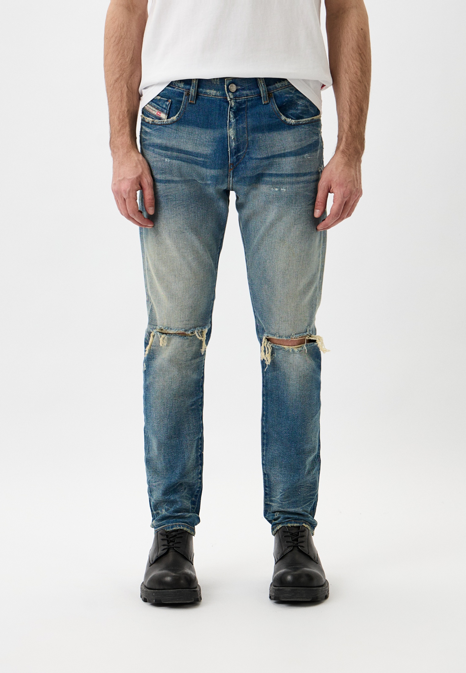 Мужские зауженные джинсы Diesel (Дизель) A0355809L28