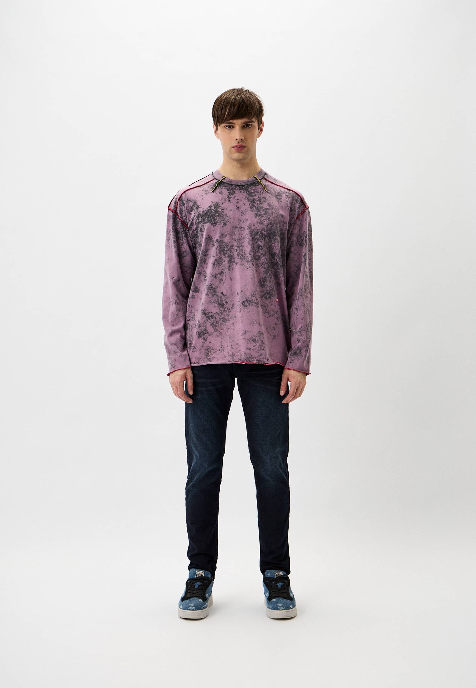 Мужские зауженные джинсы Diesel (Дизель) A035580BMBX: изображение 2