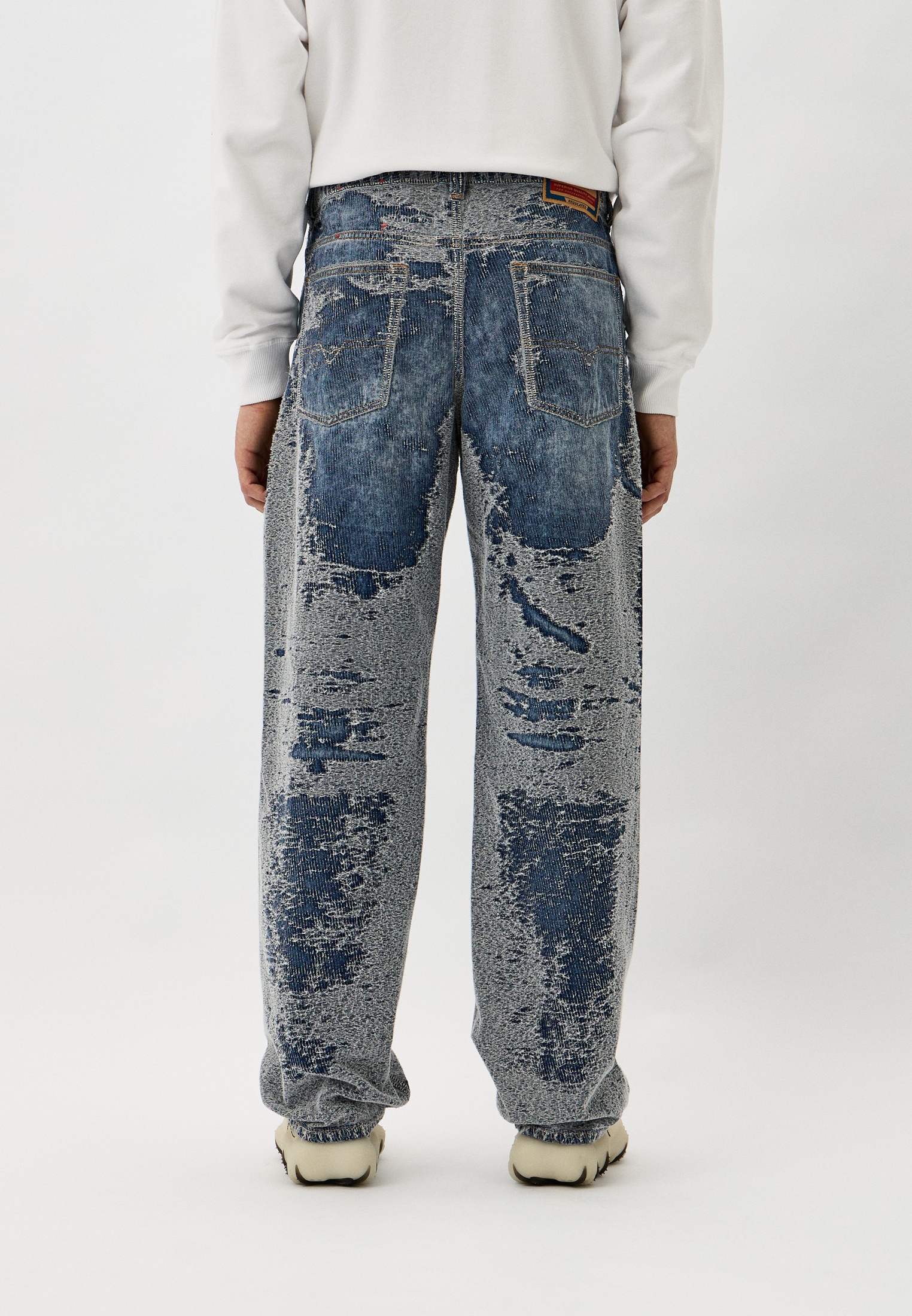 Мужские прямые джинсы Diesel (Дизель) A17214007W4: изображение 3