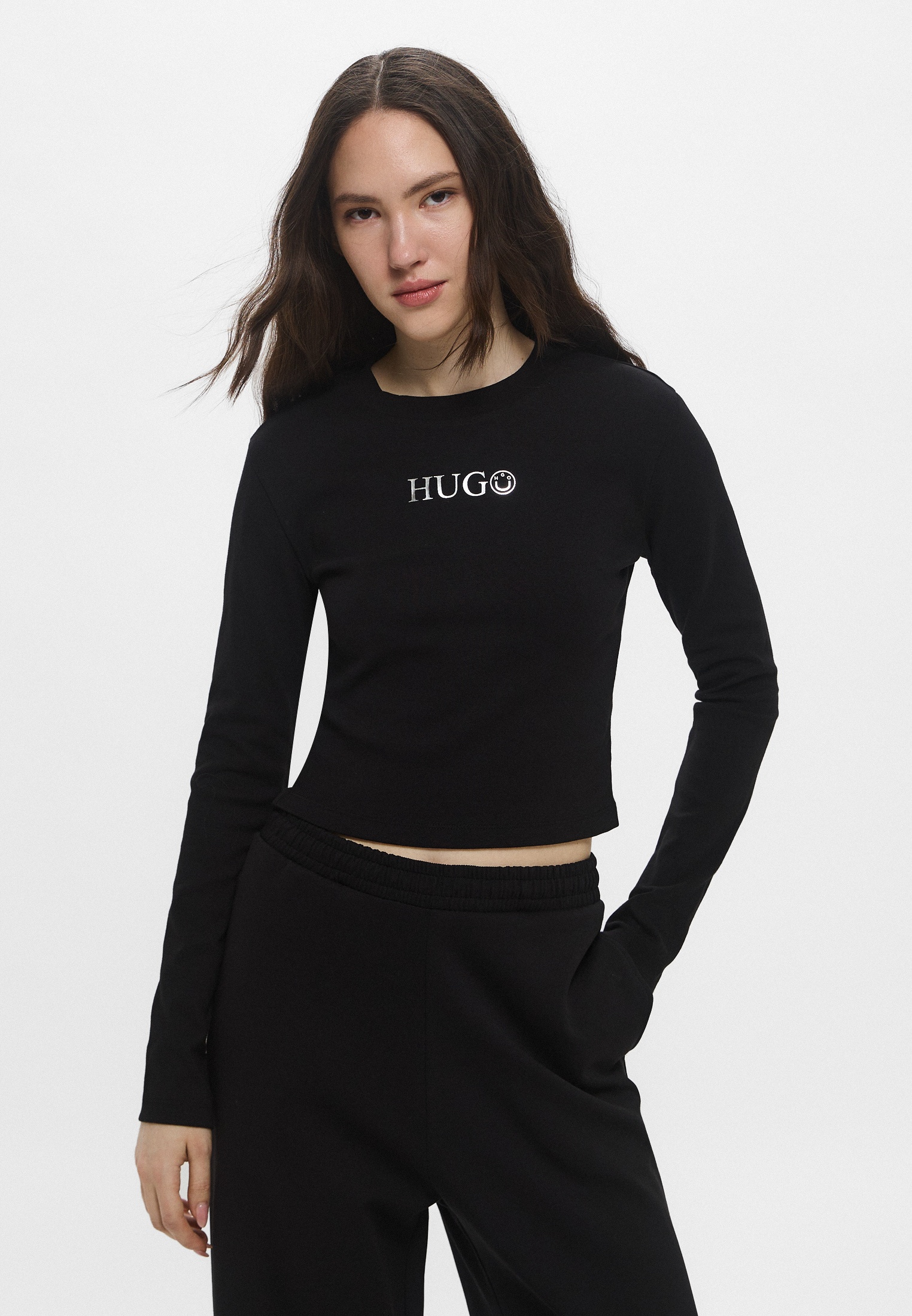 Футболка с длинным рукавом Hugo 50537288