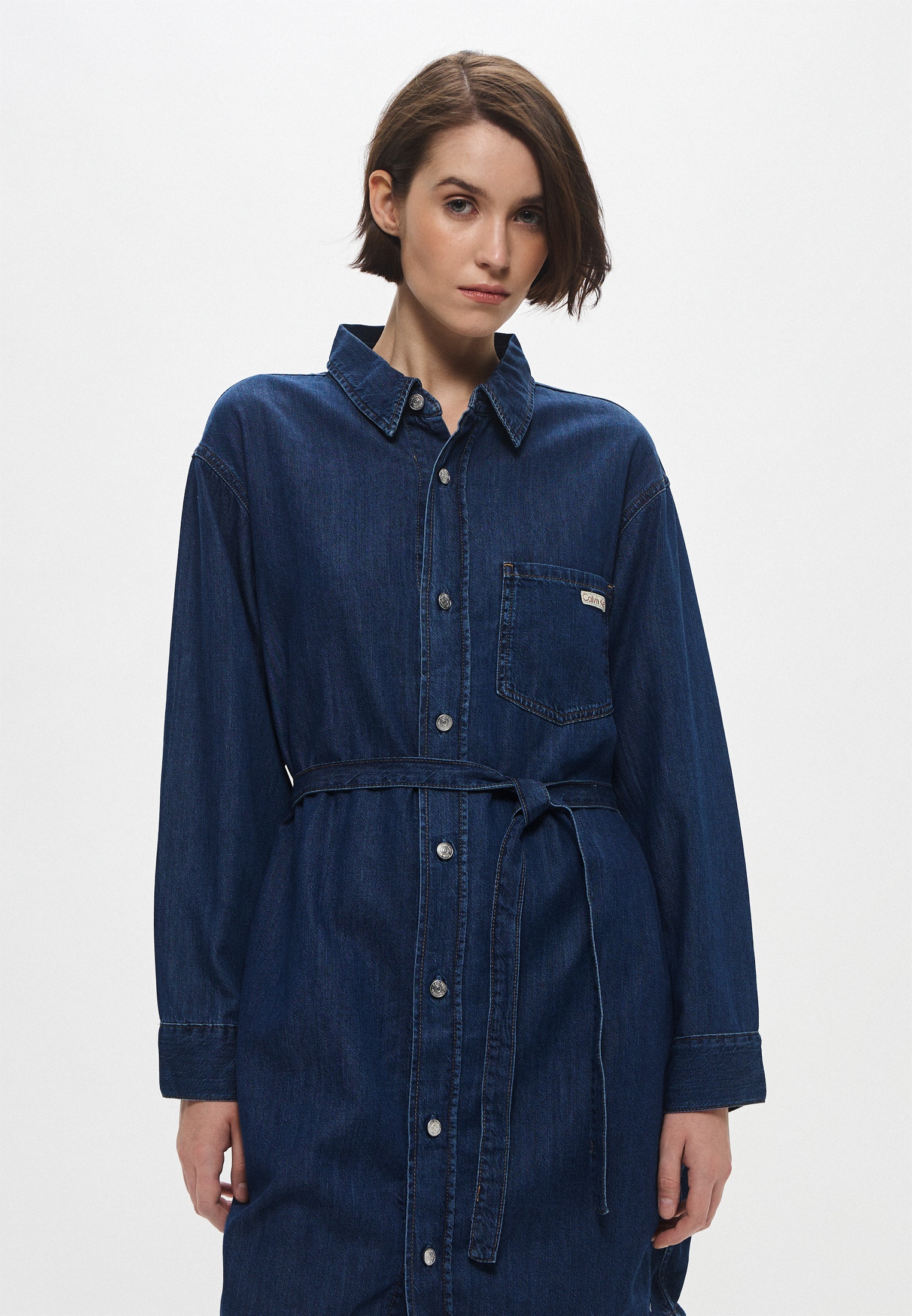 Сарафан Calvin Klein Jeans Платье джинсовое Calvin Klein Jeans
