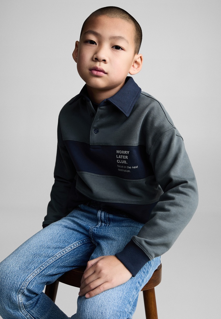 Поло для мальчиков Mango Kids (Манго Кидс) Поло Mango Kids