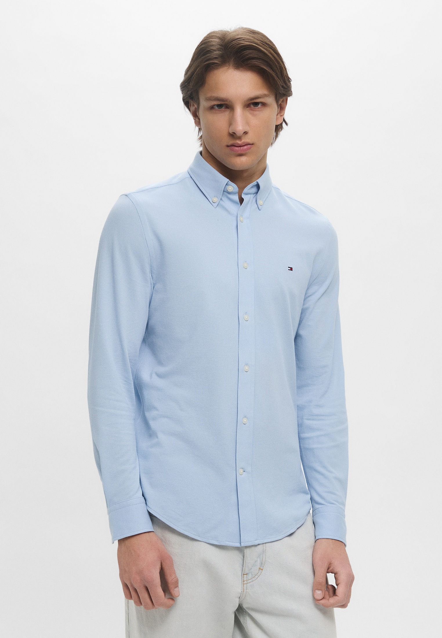 Рубашка с длинным рукавом Tommy Hilfiger (Томми Хилфигер) Рубашка Tommy Hilfiger