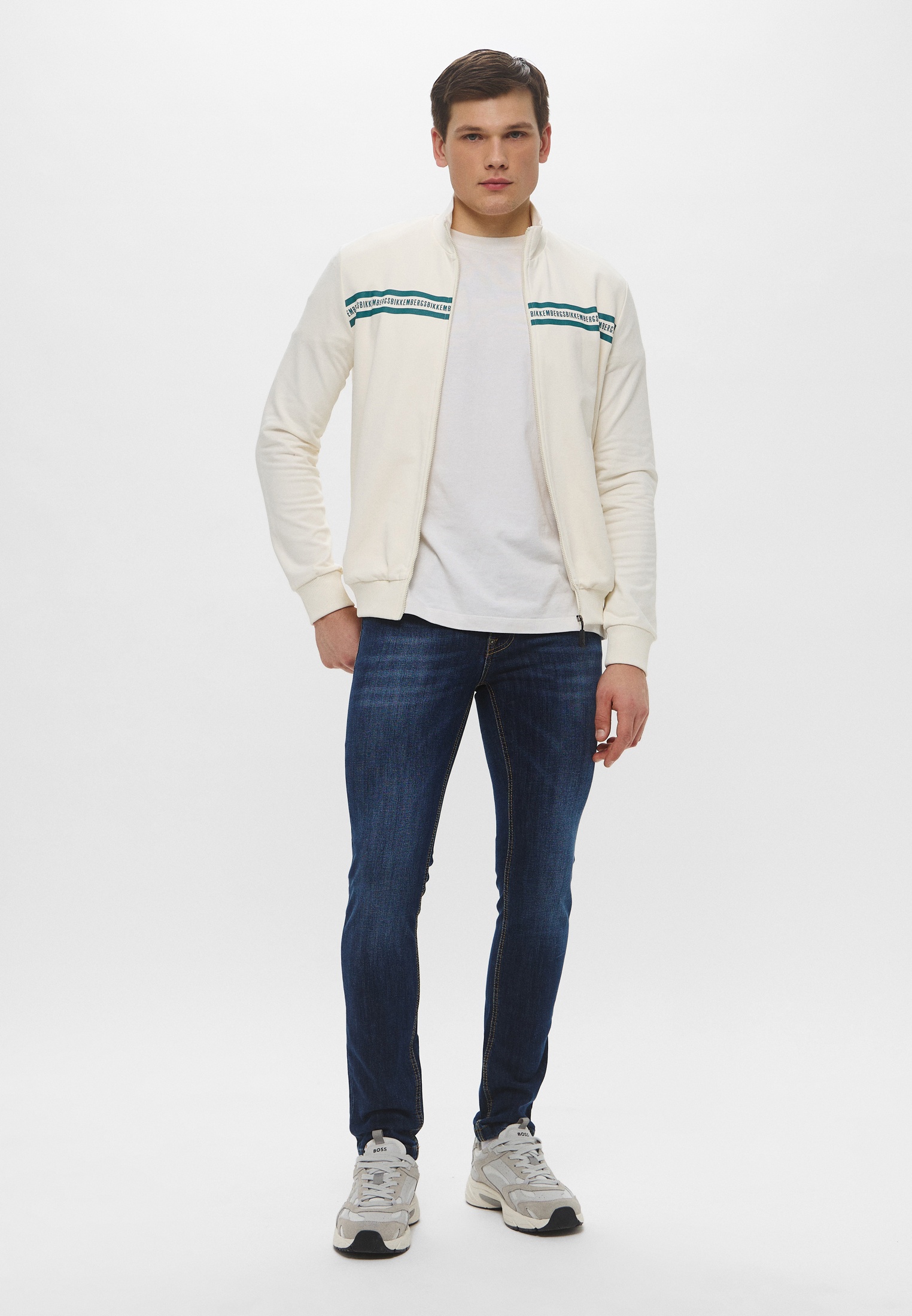 Мужские прямые джинсы Bikkembergs (Биккембергс) PBMD0004: изображение 11