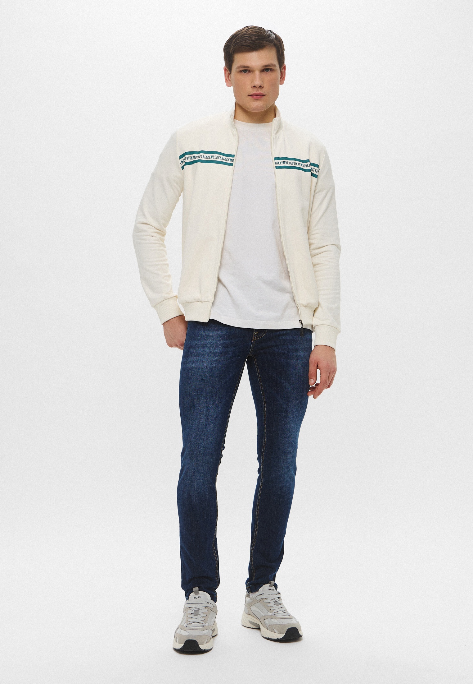 Мужские прямые джинсы Bikkembergs (Биккембергс) PBMD0004: изображение 12