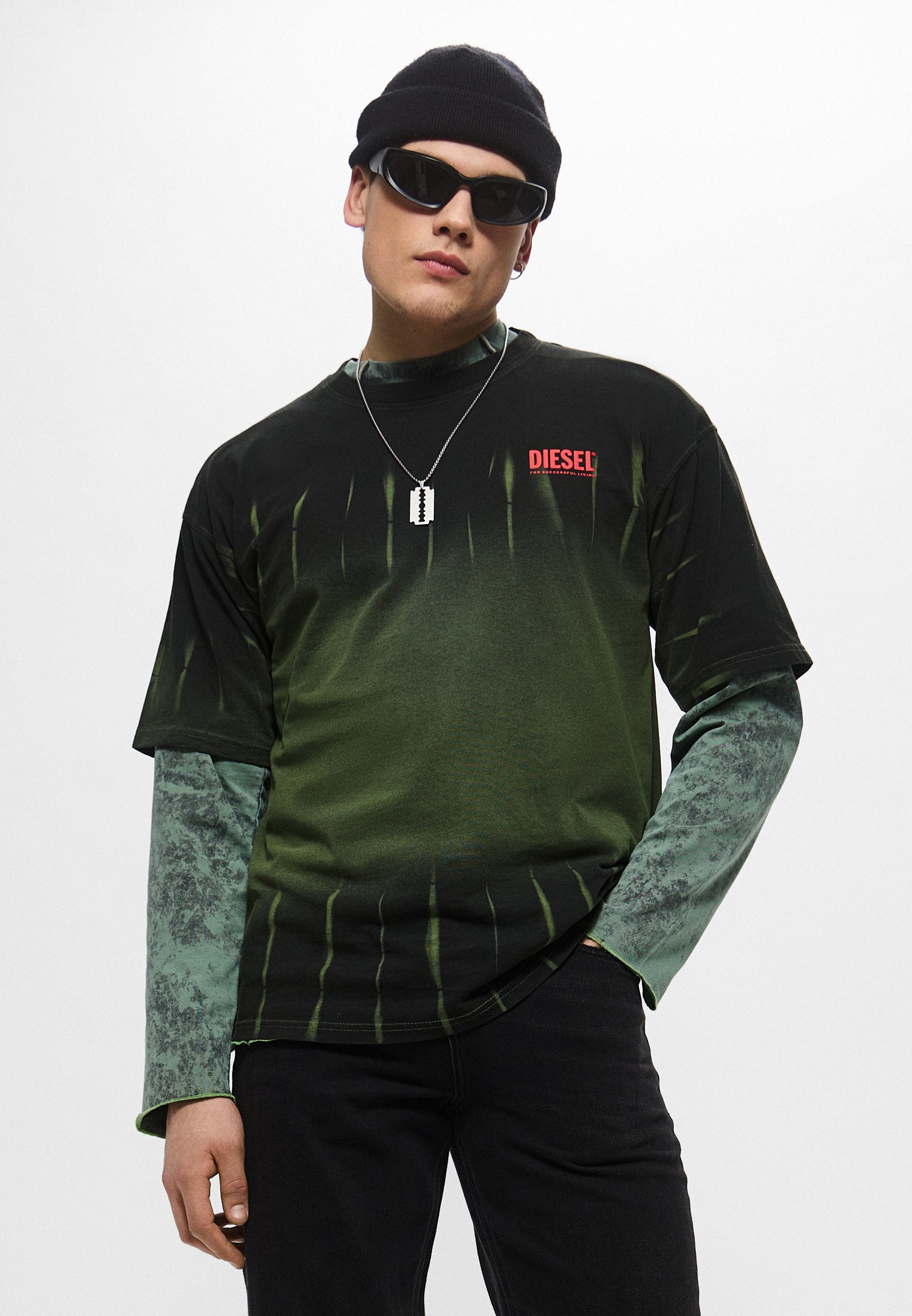 Мужская футболка Diesel (Дизель) A161210SLBQ