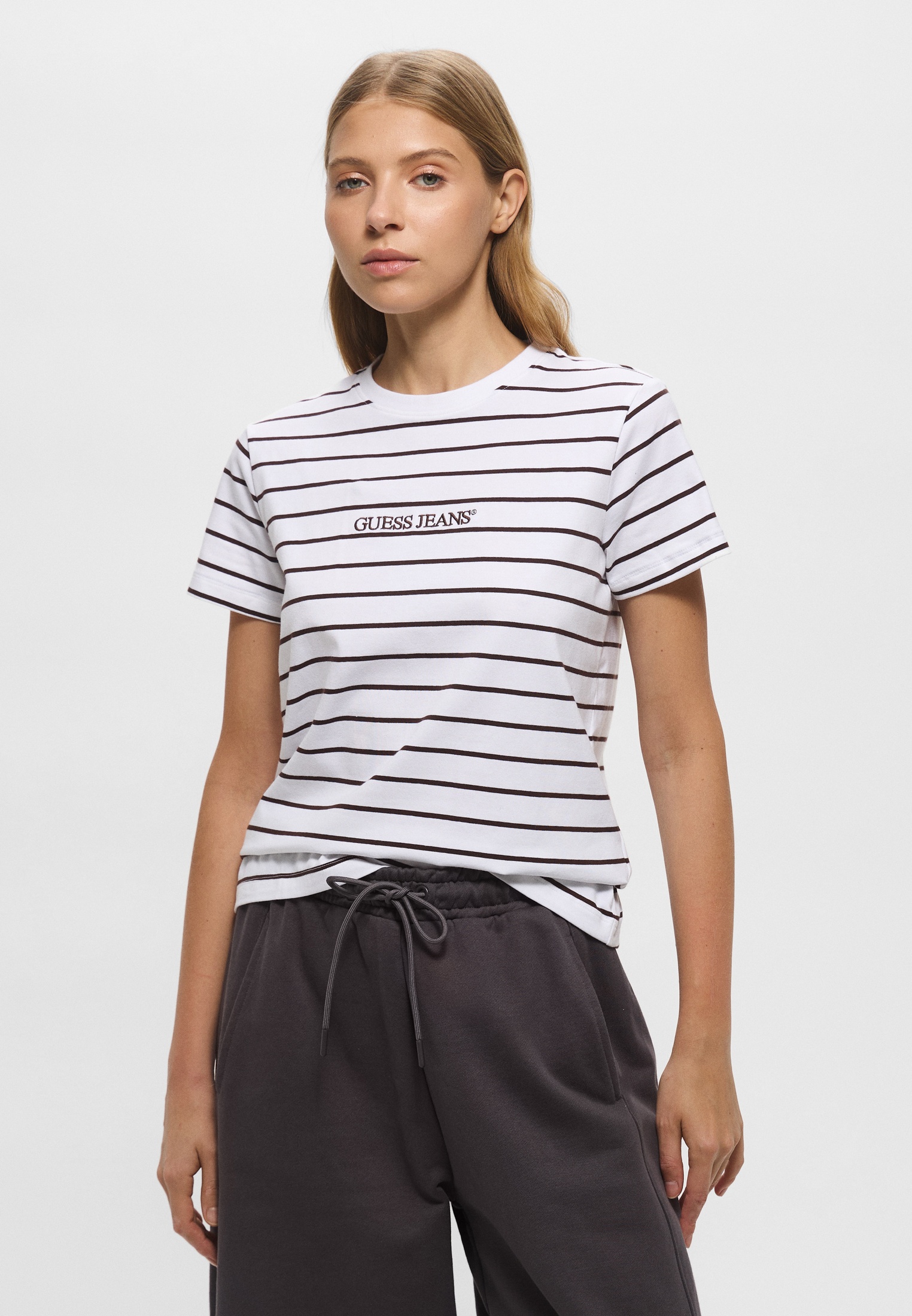 Футболка с коротким рукавом Guess Jeans W4BI53KCIE1