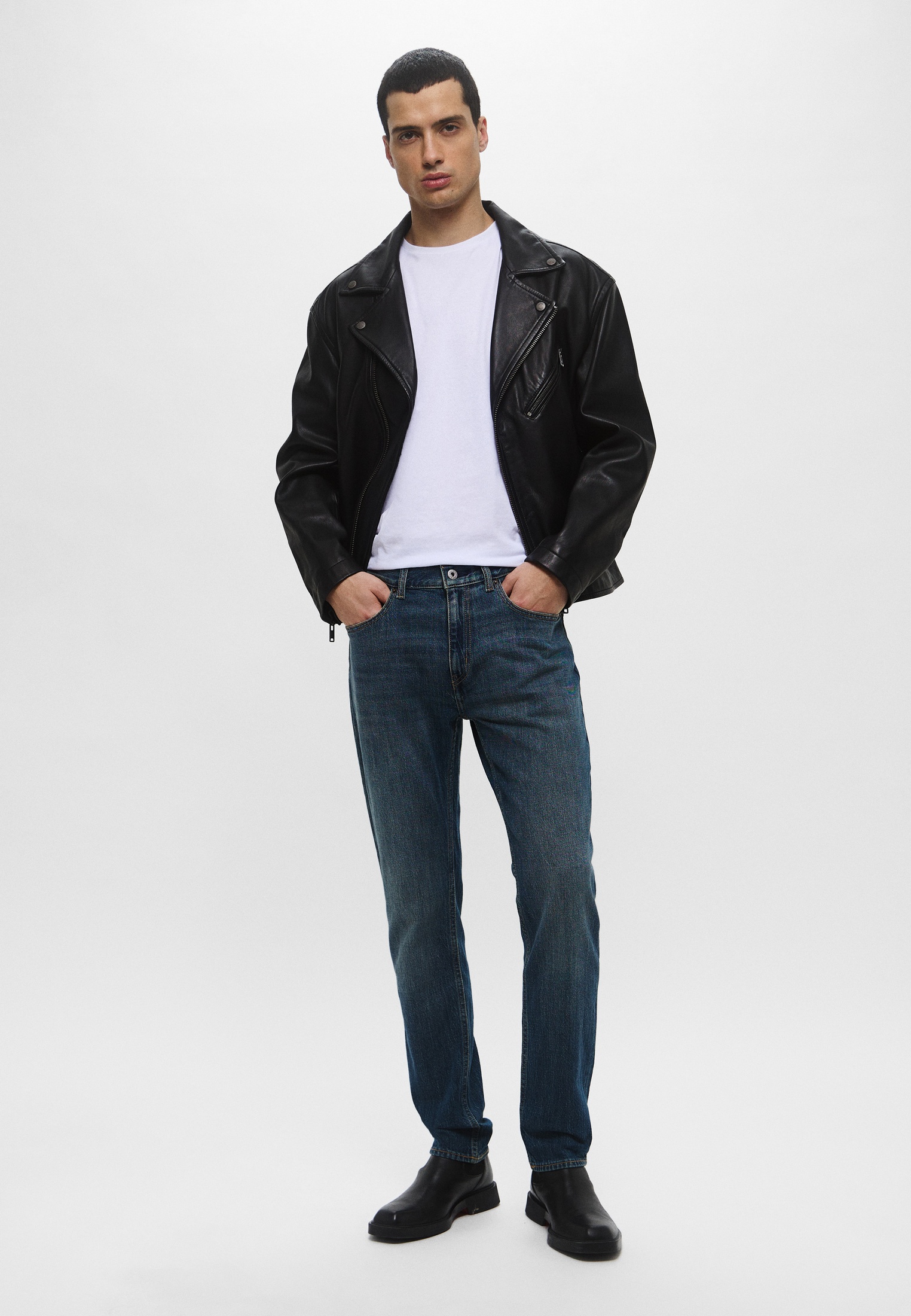 Мужские зауженные джинсы Hugo (Хуго) 50529133: изображение 2