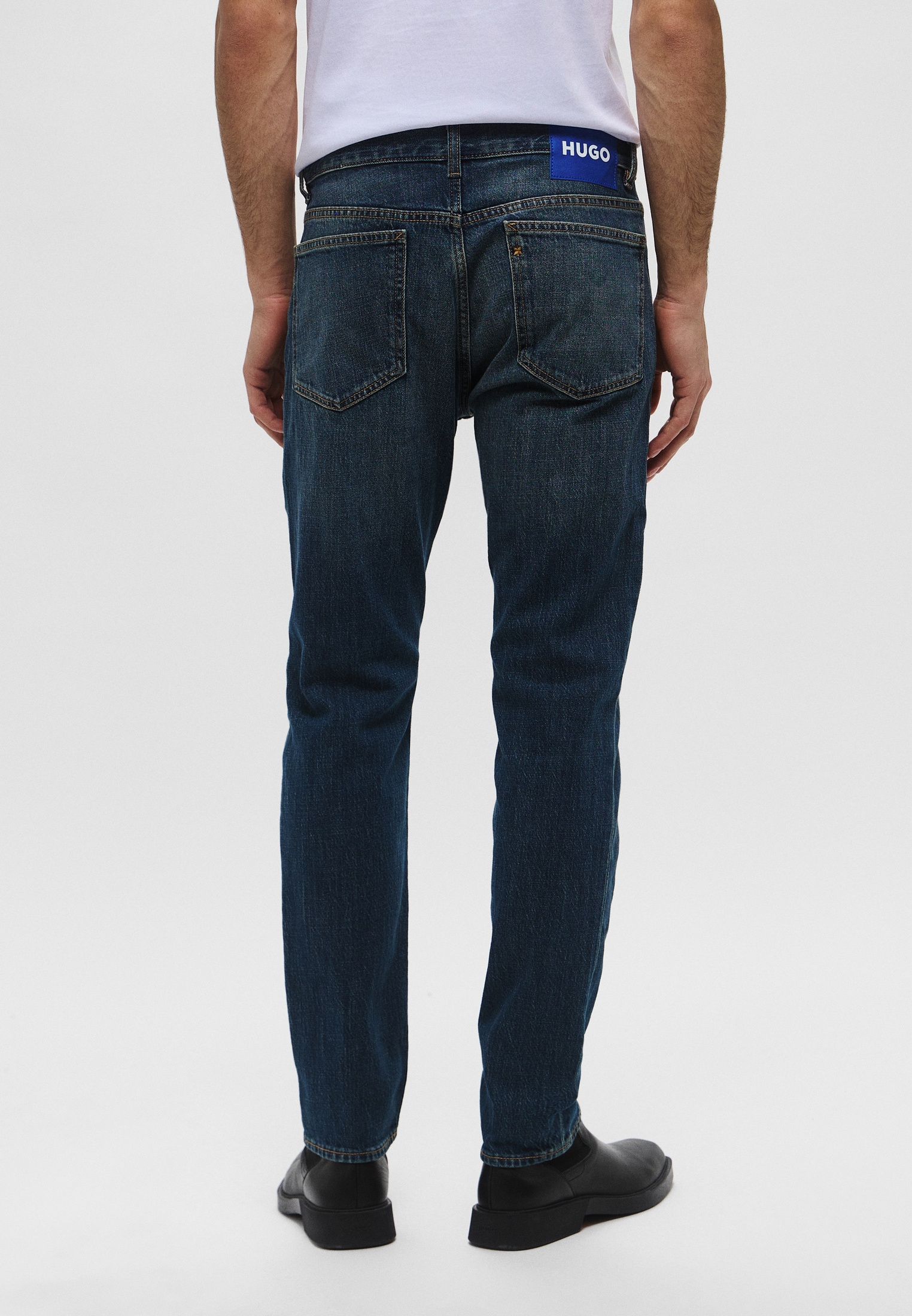 Мужские зауженные джинсы Hugo (Хуго) 50529133: изображение 3