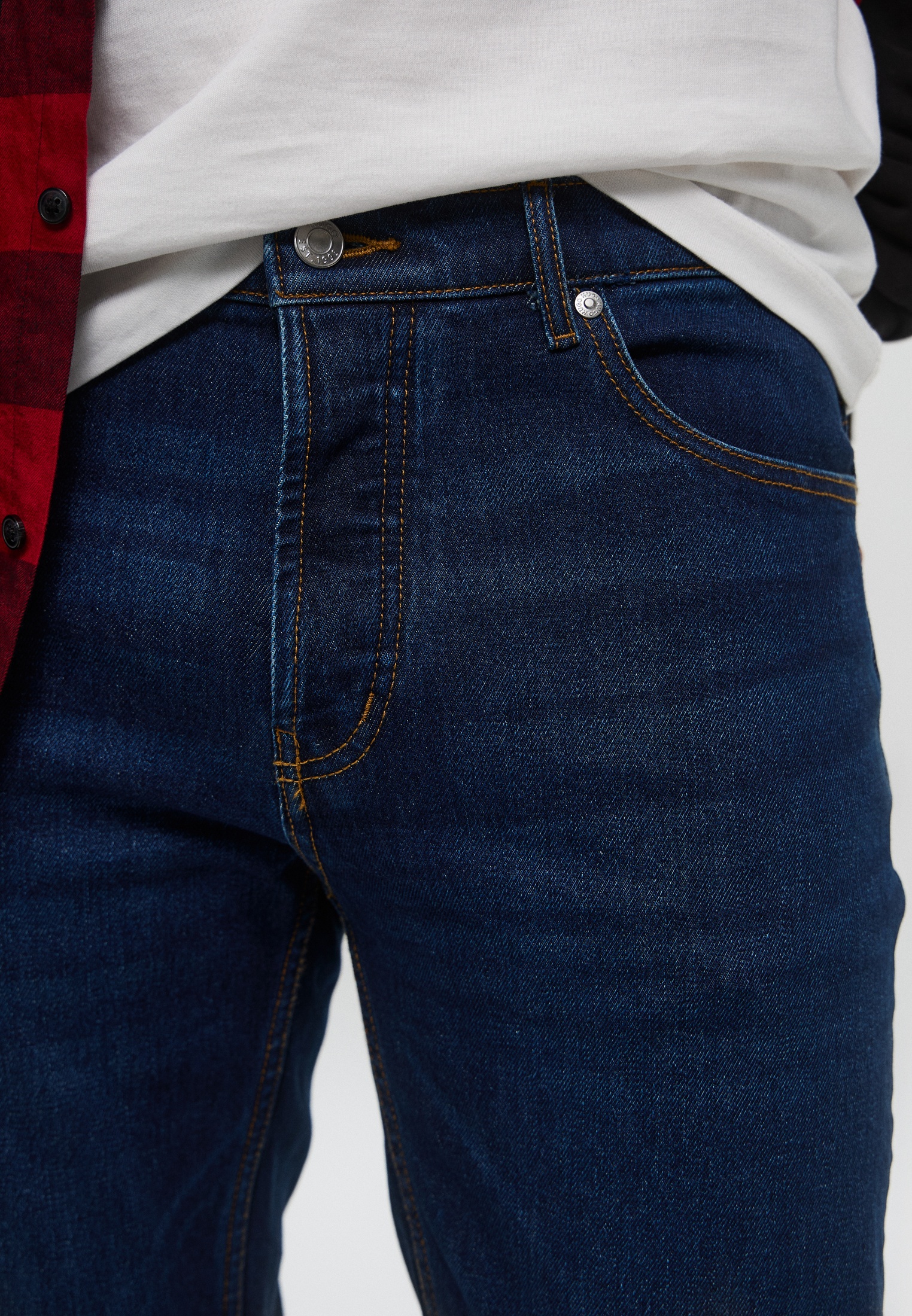 Мужские зауженные джинсы Hugo (Хуго) 50530612: изображение 5