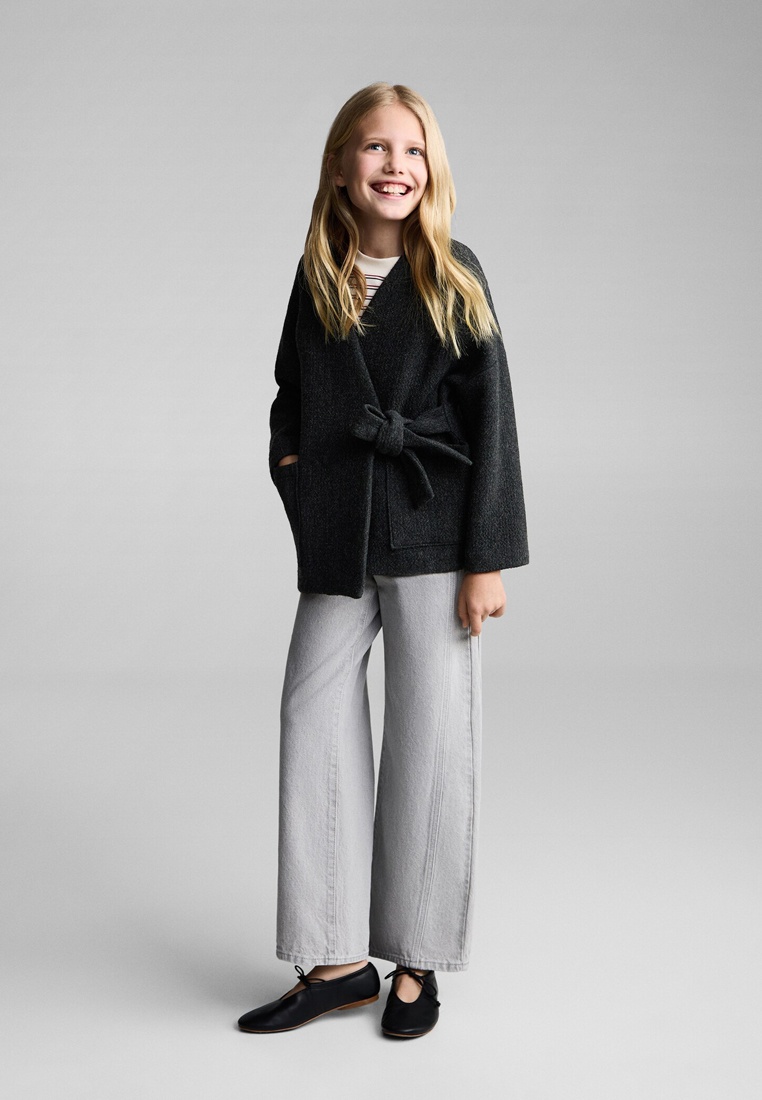 Пальто для девочек Mango Kids (Манго Кидс) 87040647