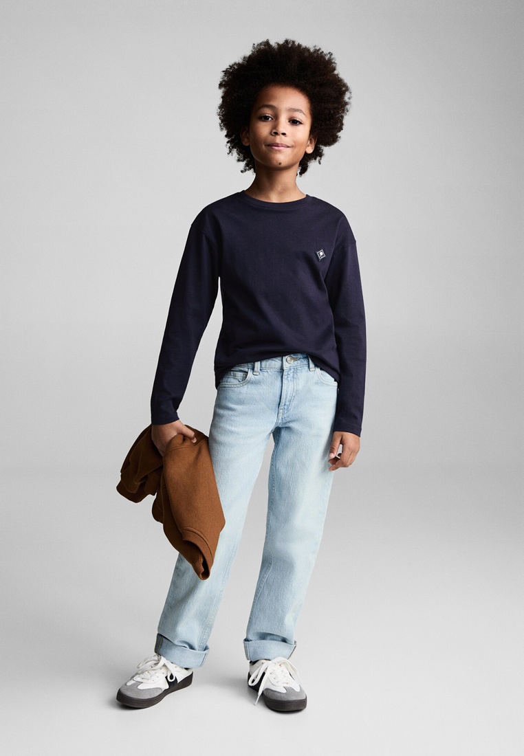Футболка с длинным рукавом Mango Kids (Манго Кидс) 87043645