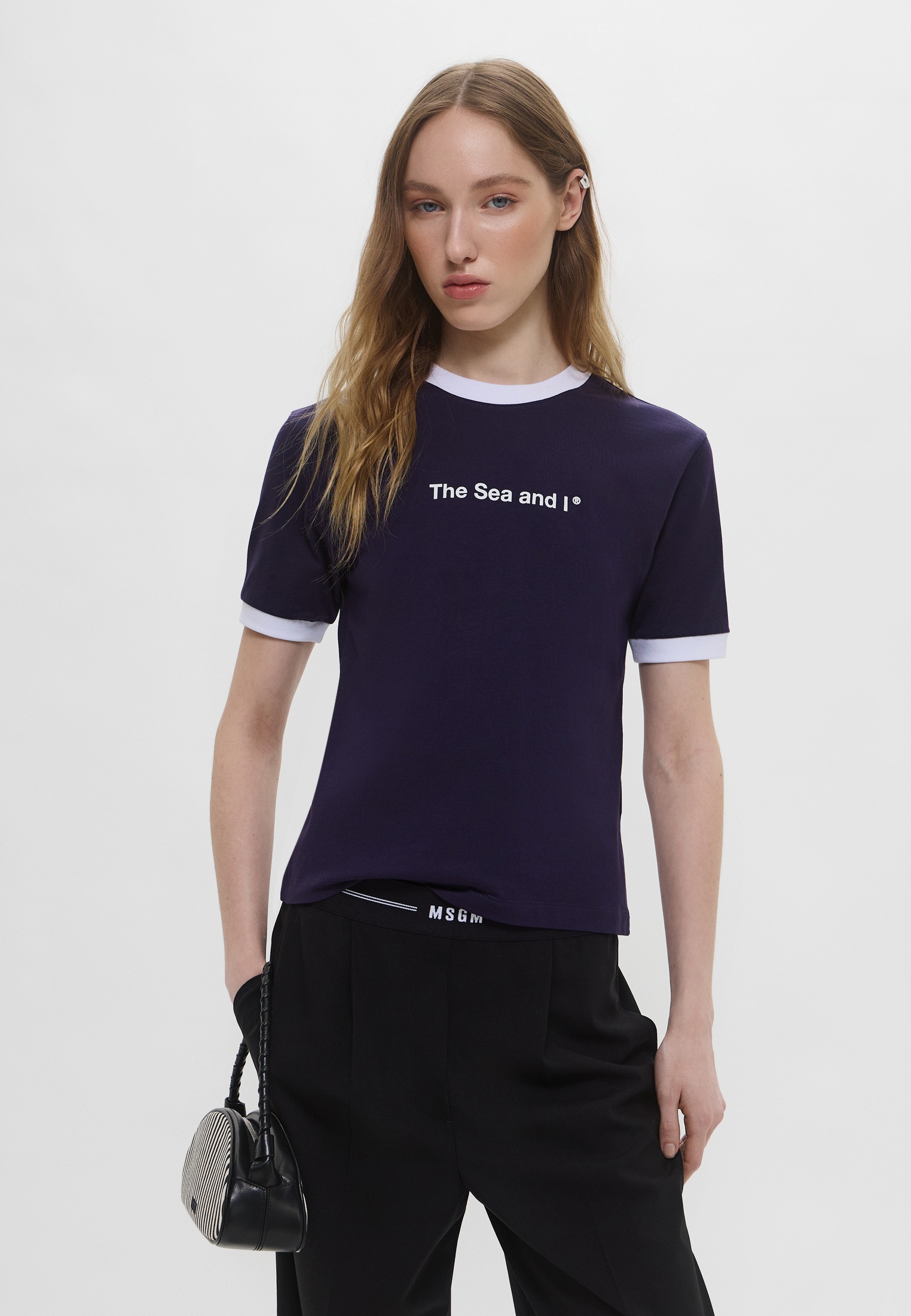 Футболка с коротким рукавом MSGM 3841MDM158 257002