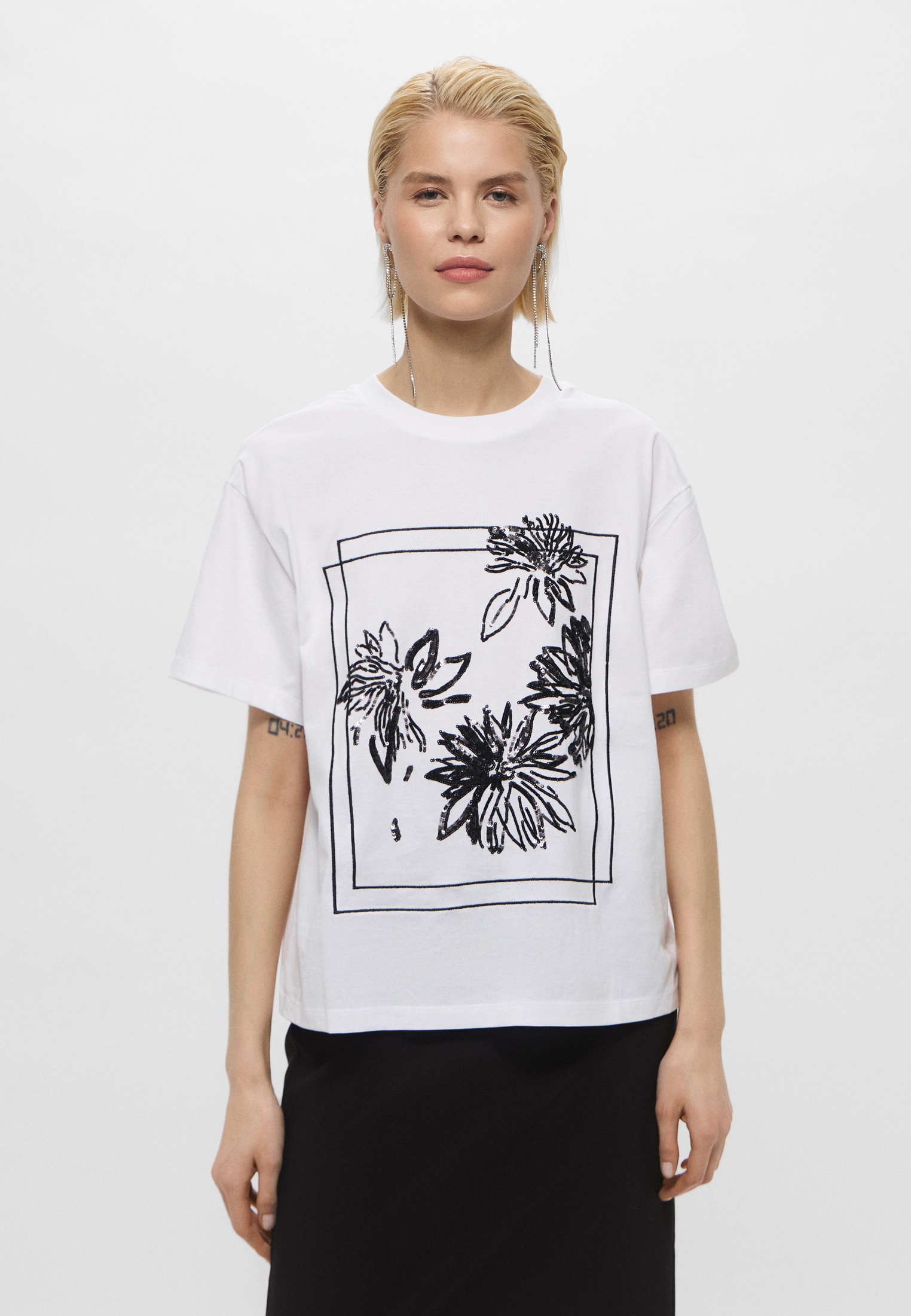 Футболка с коротким рукавом Twinset Milano 251TE2130