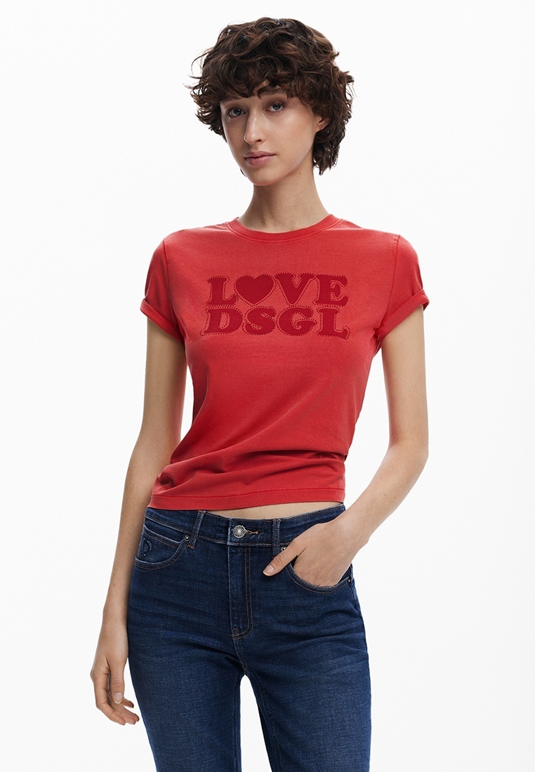 Футболка с коротким рукавом Desigual (Дезигуаль) 25SWTK10