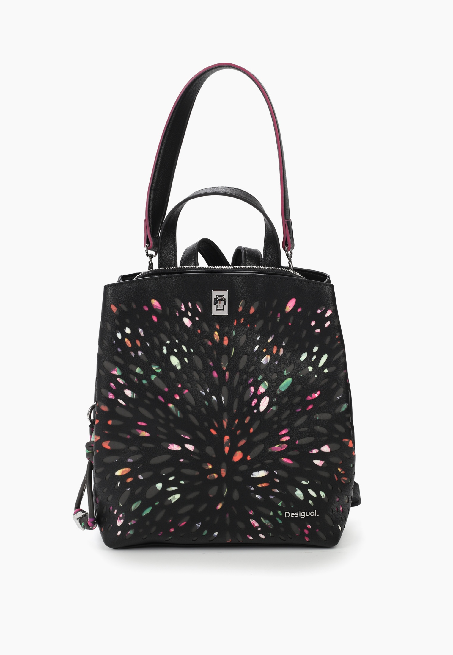 Городской рюкзак Desigual (Дезигуаль) Рюкзак и брелок Desigual