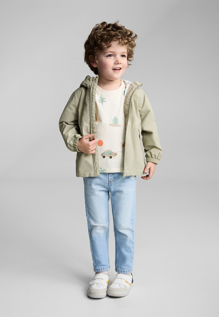 Футболка с длинным рукавом Mango Kids (Манго Кидс) 87043643