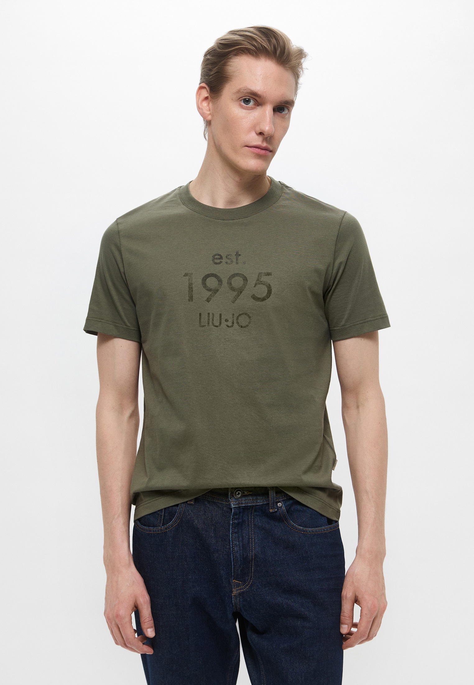 Мужская футболка Liu Jo Uomo (Лиу Джо Уомо) QA5125J4924