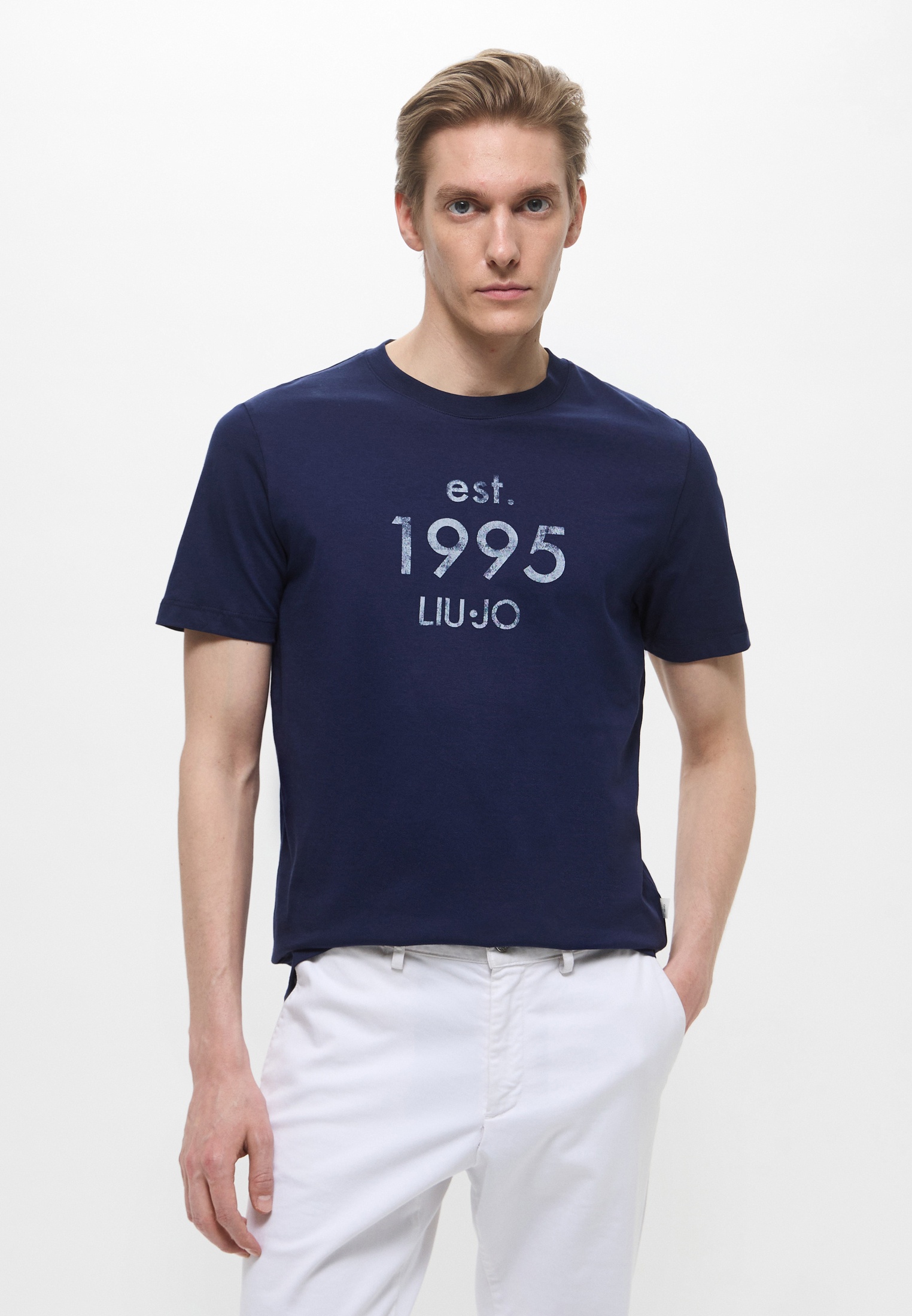 Мужская футболка Liu Jo Uomo (Лиу Джо Уомо) QA5125J4924