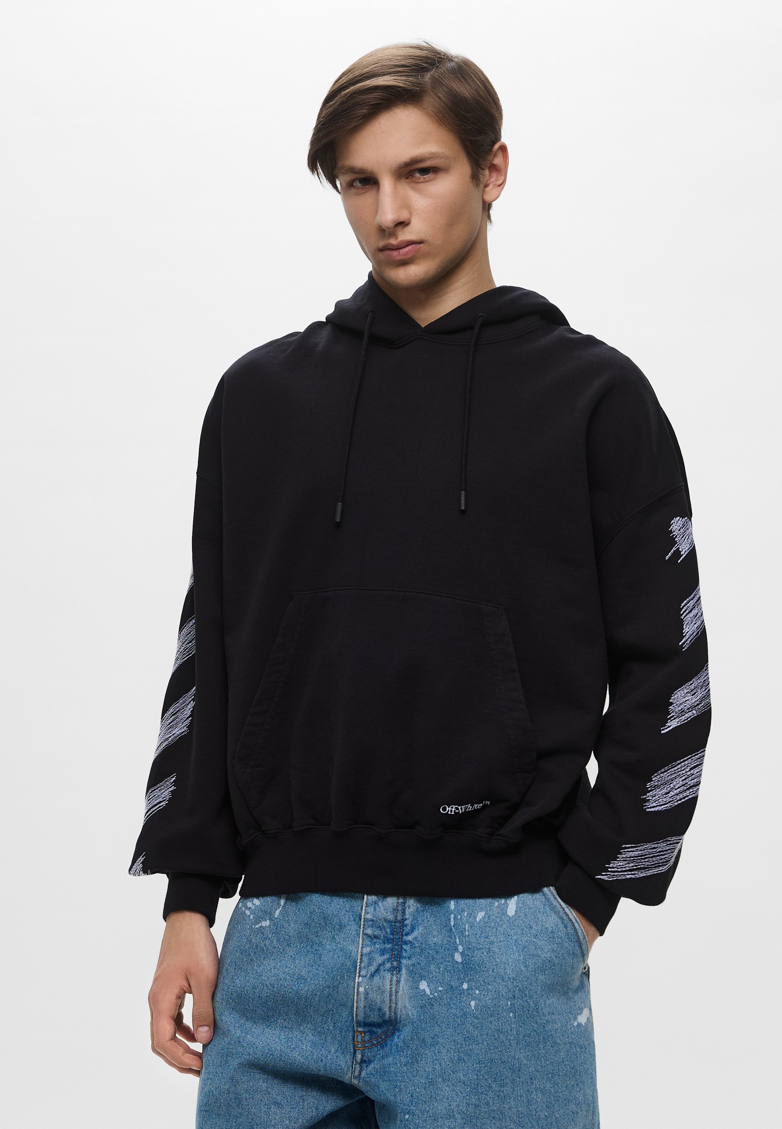 Мужские худи Off-White OMBB110S23FLE0051001