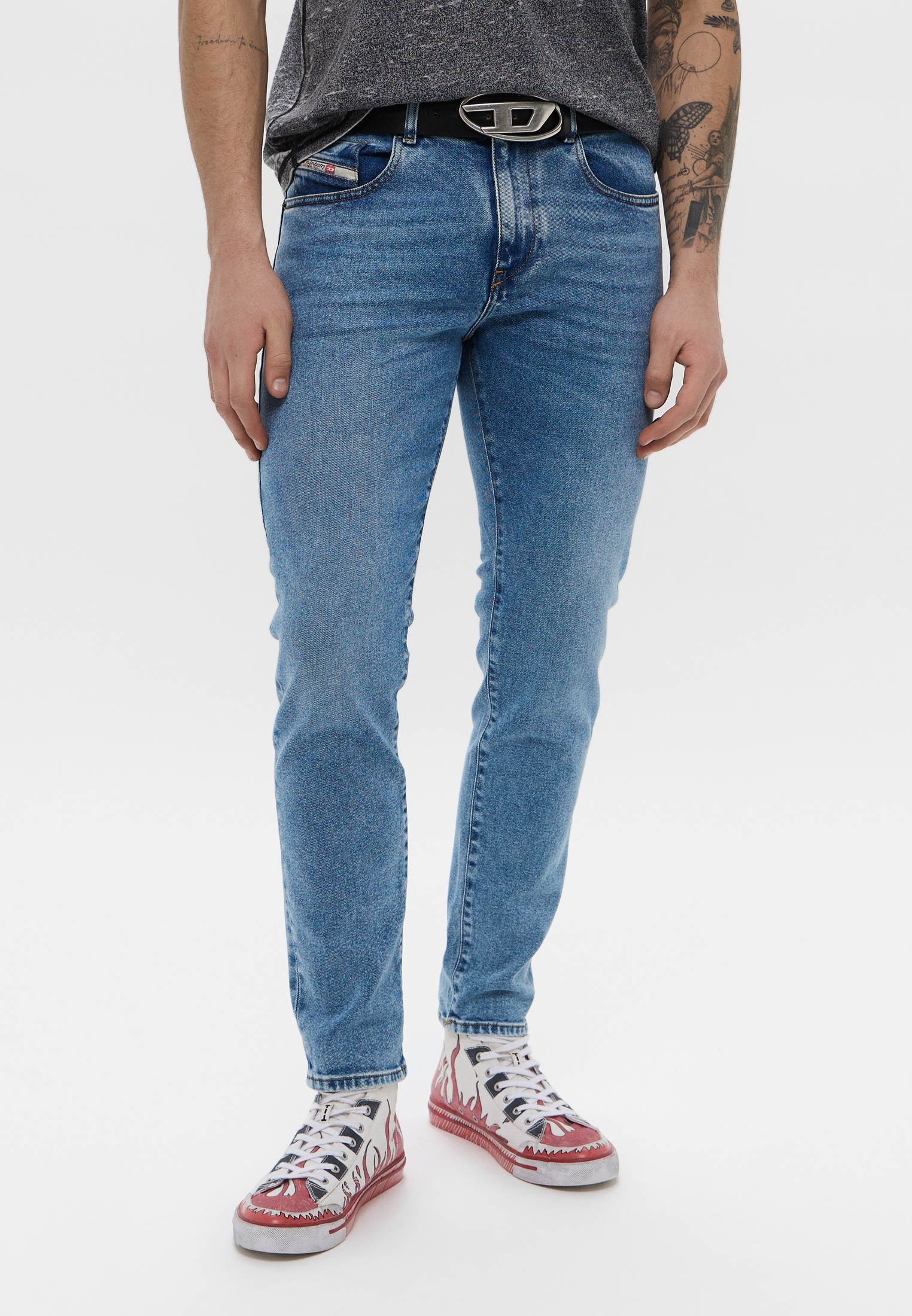 Мужские зауженные джинсы Diesel (Дизель) A0356209B92