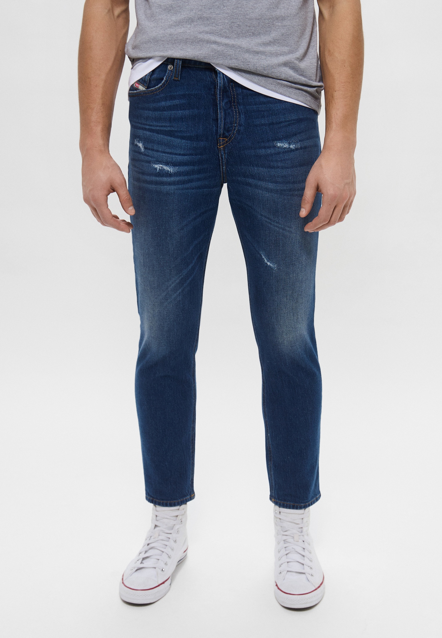 Мужские зауженные джинсы Diesel (Дизель) A03572R0R72