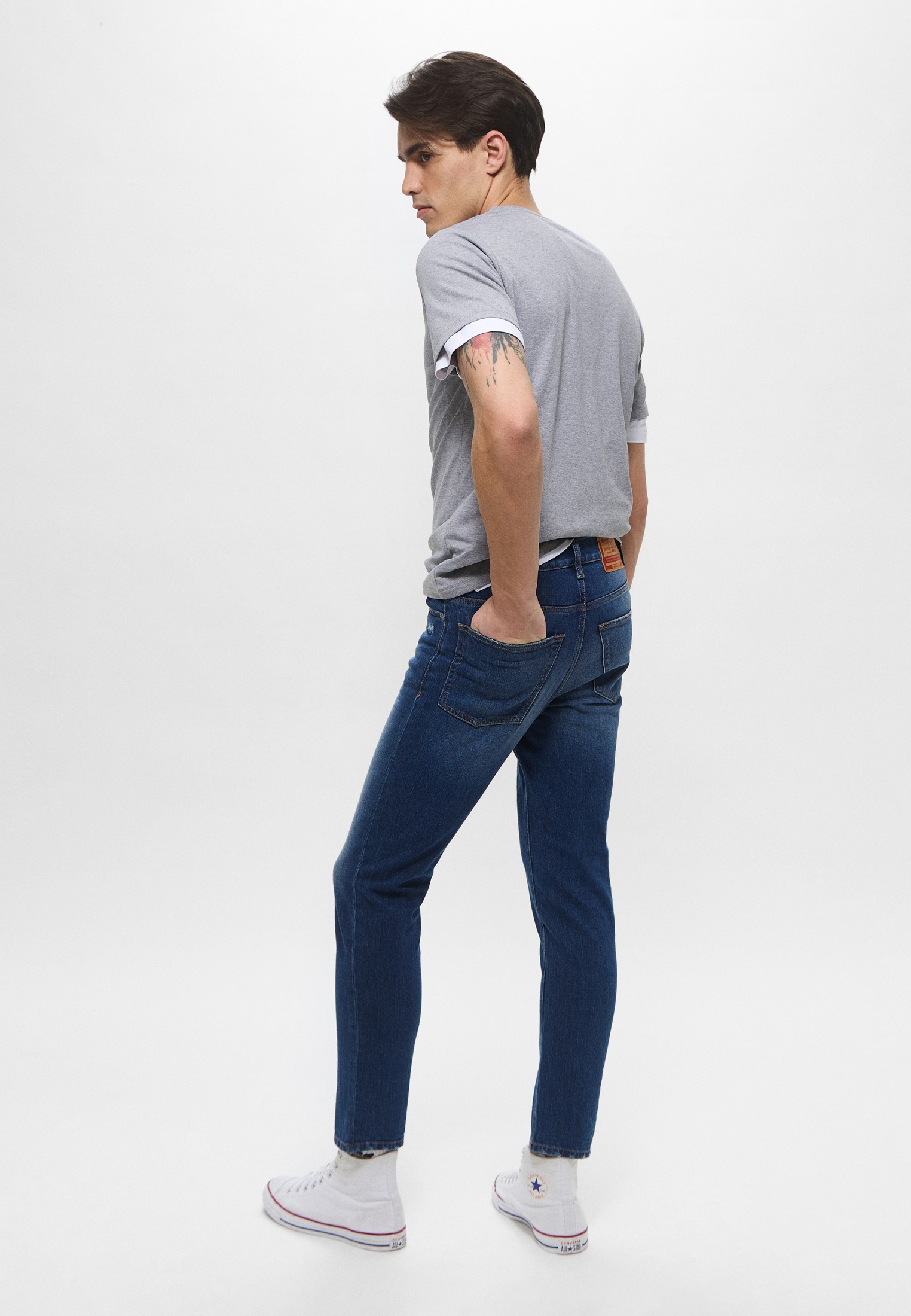 Мужские зауженные джинсы Diesel (Дизель) A03572R0R72: изображение 4