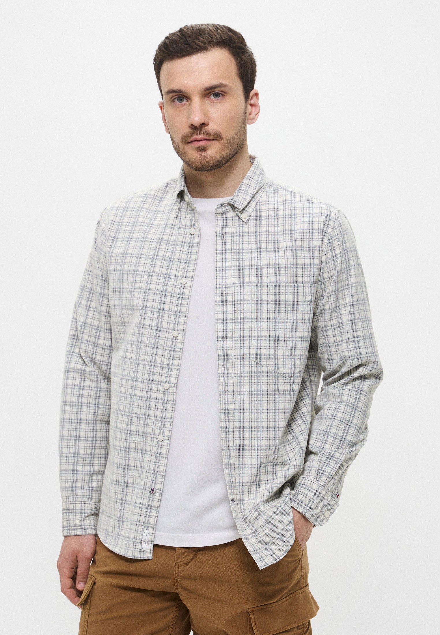 Рубашка с длинным рукавом Tommy Hilfiger (Томми Хилфигер) Рубашка Tommy Hilfiger