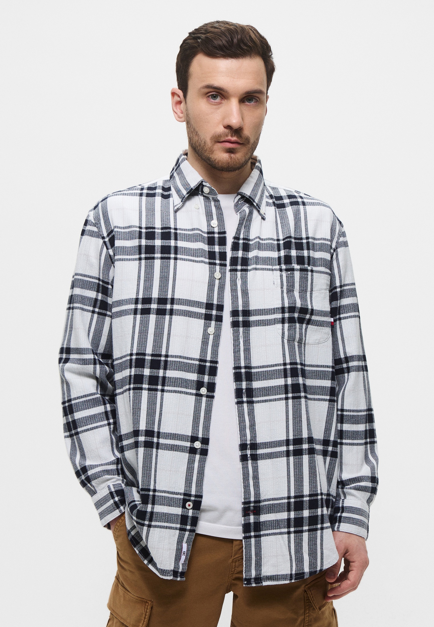 Рубашка с длинным рукавом Tommy Hilfiger (Томми Хилфигер) Рубашка Tommy Hilfiger