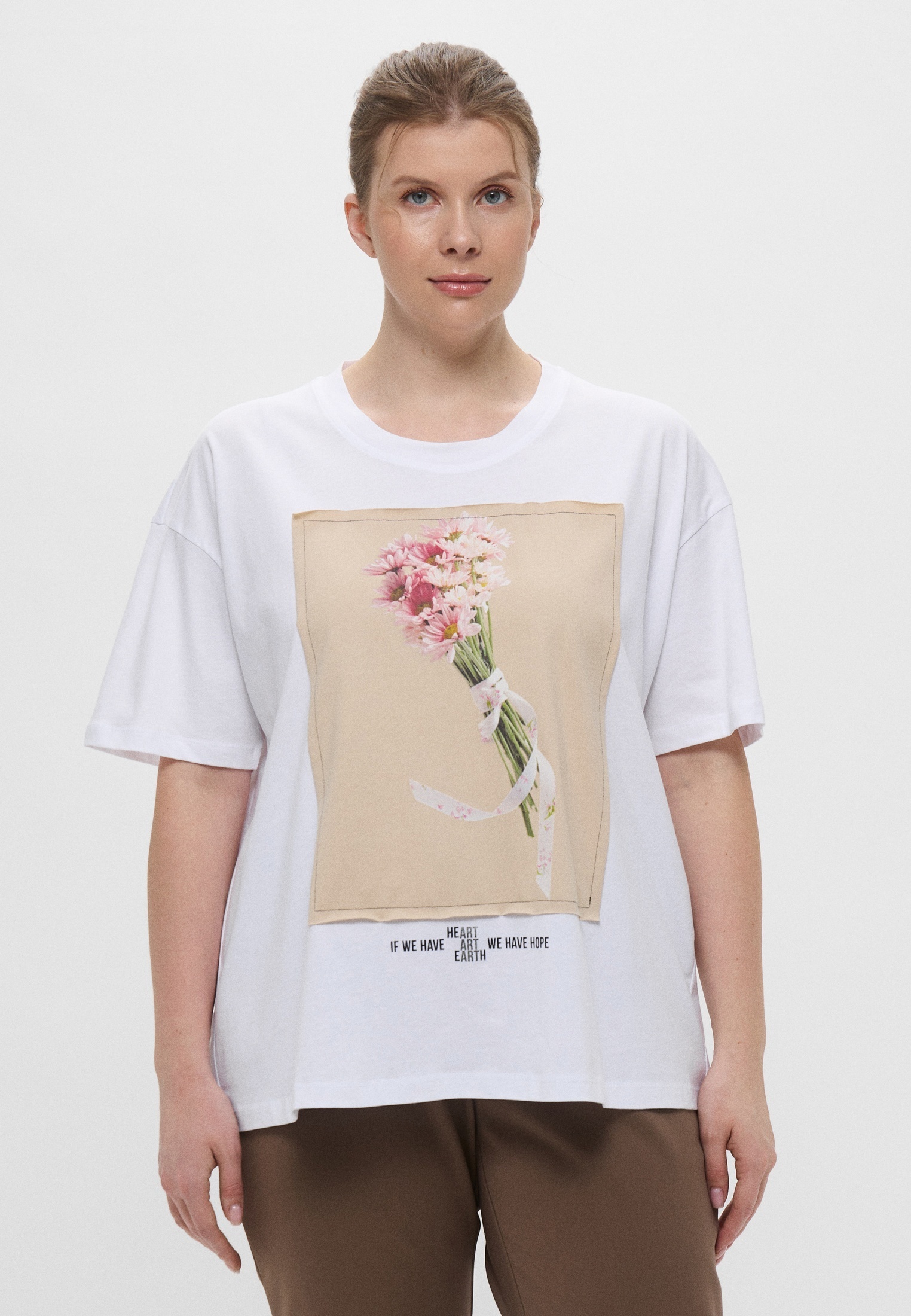 Футболка с коротким рукавом Marina Rinaldi 2517971052600