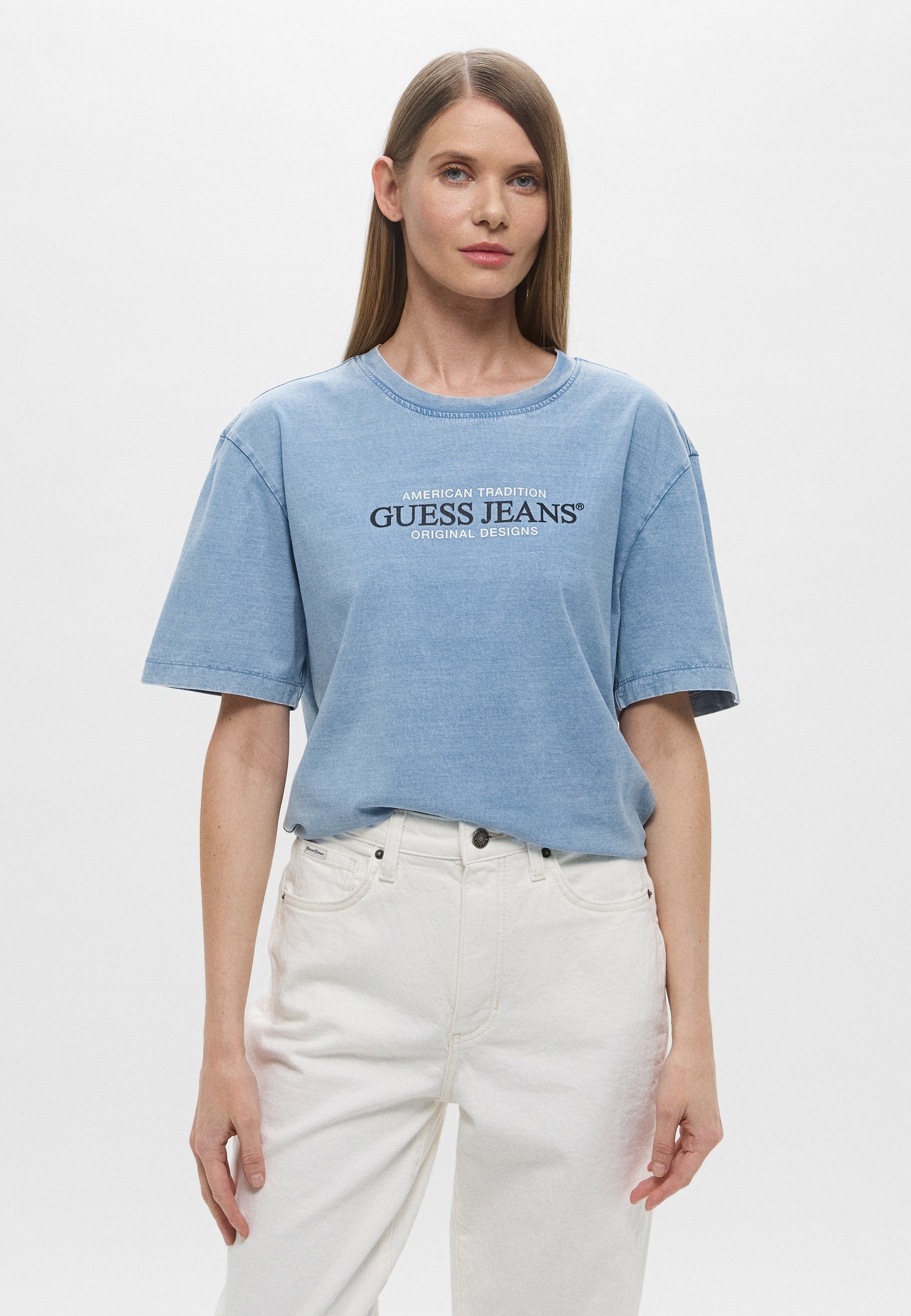 Футболка с коротким рукавом Guess Jeans W5GI28KCTG1