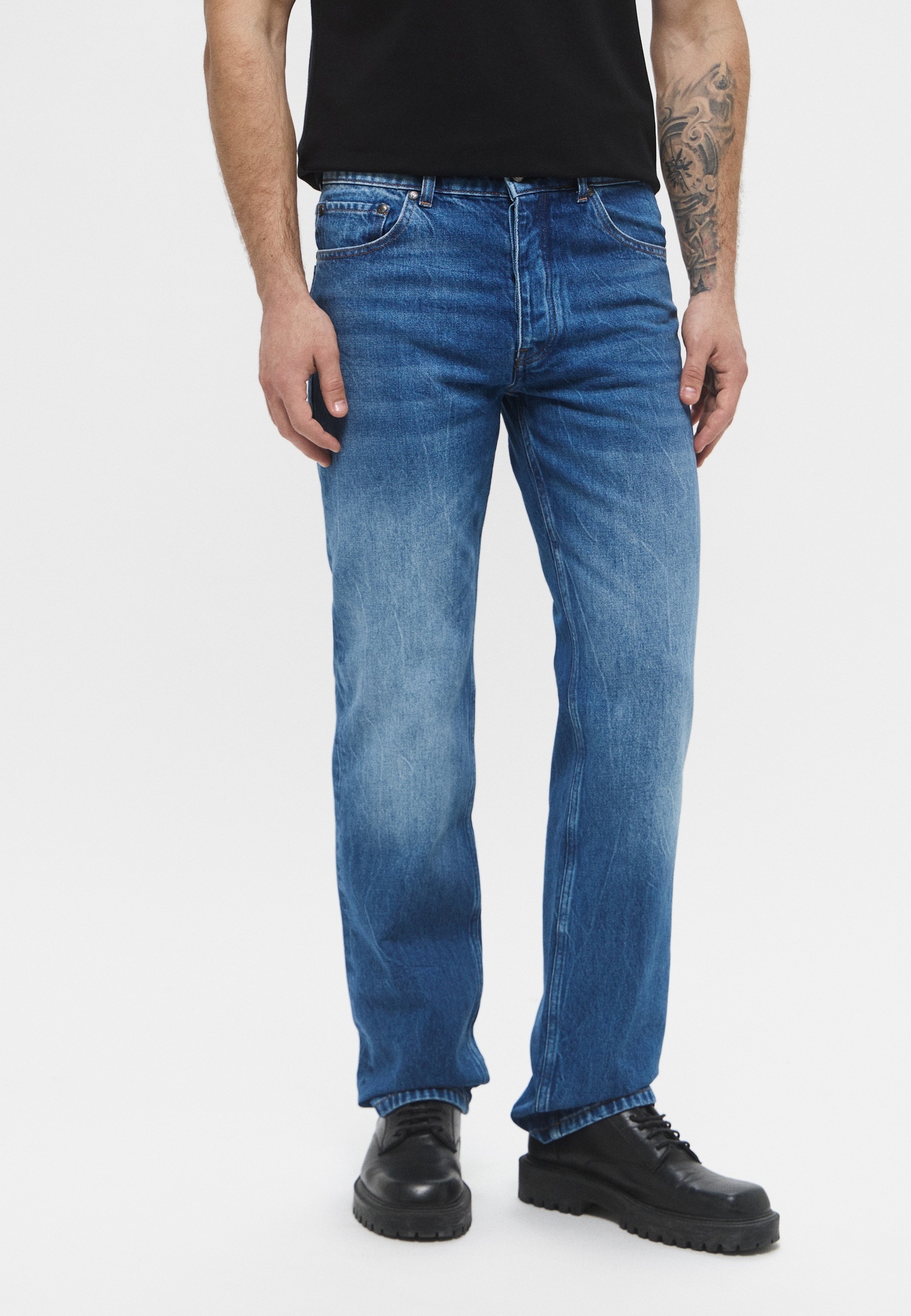 Мужские прямые джинсы Just Cavalli (Джаст Кавалли) 78OAB5R2CDWM2: изображение 2